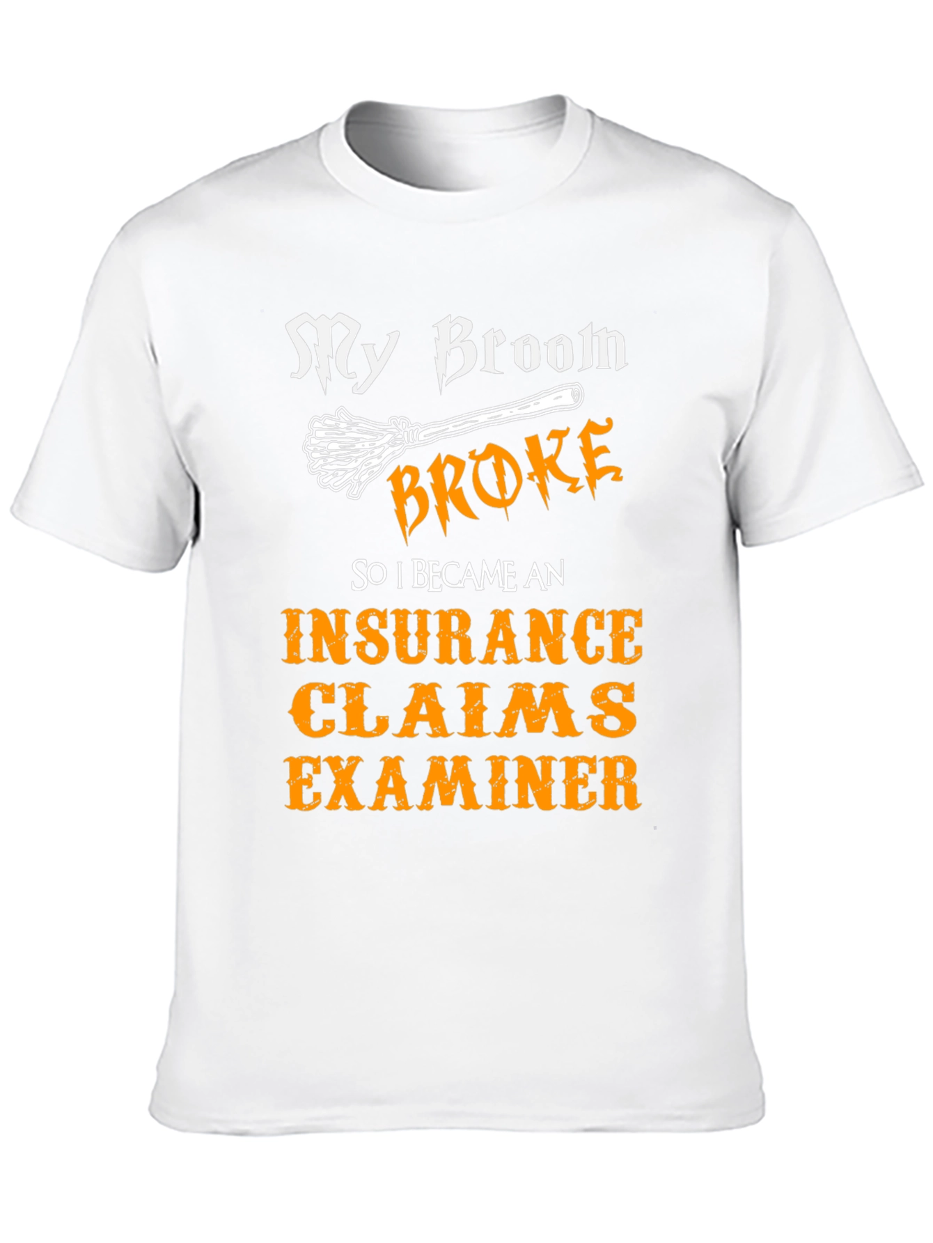 Funny Insurance Claims Examiner Halloween T-Shirt