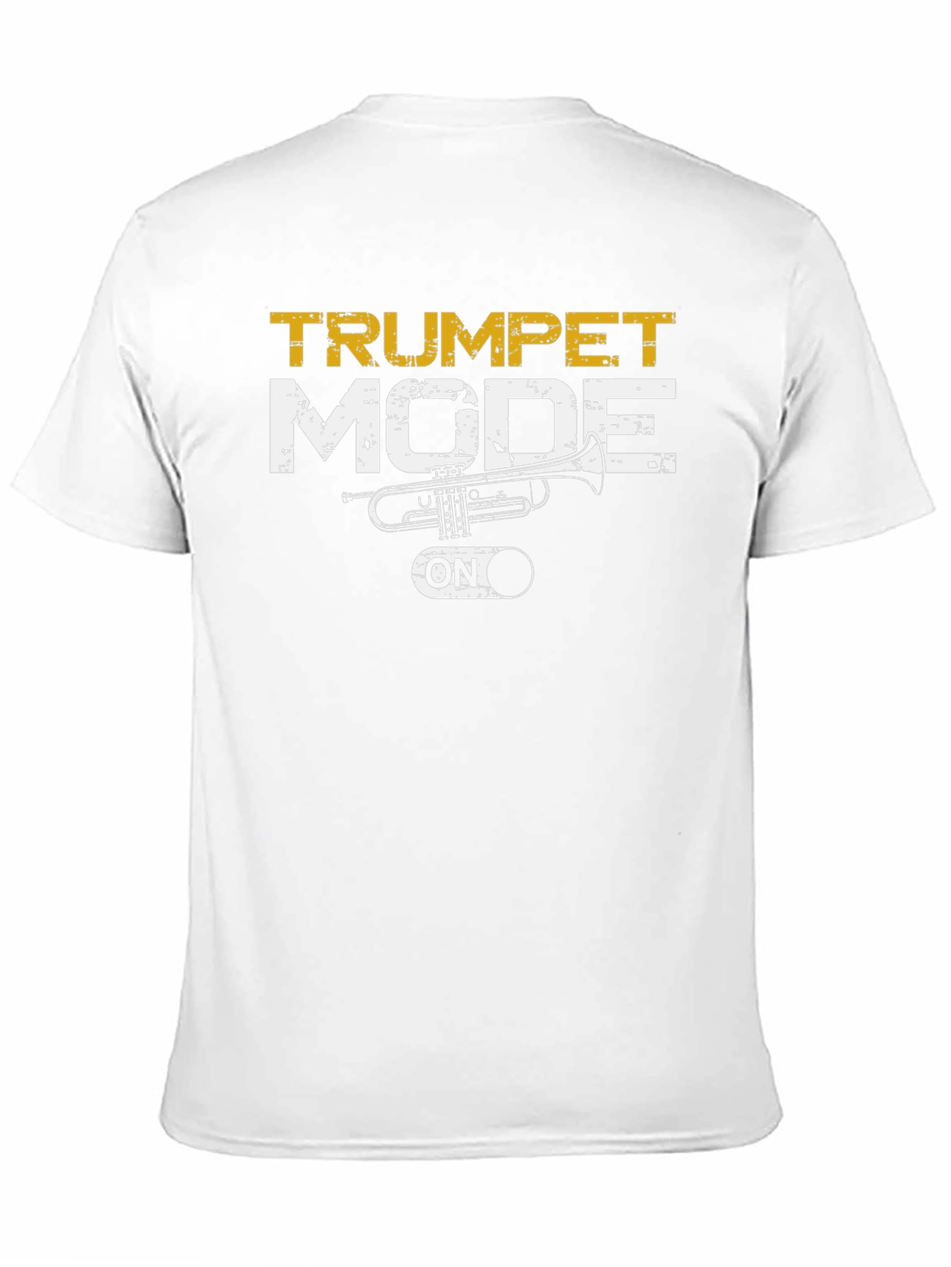Trumpet Mode ON Black Graphic Tee