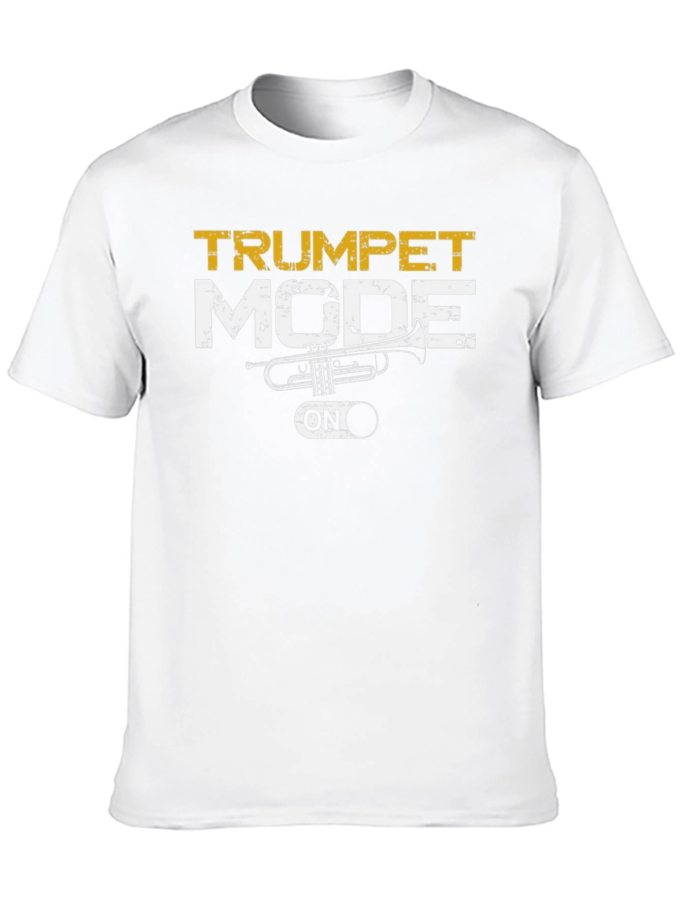 Trumpet Mode ON Black Graphic Tee