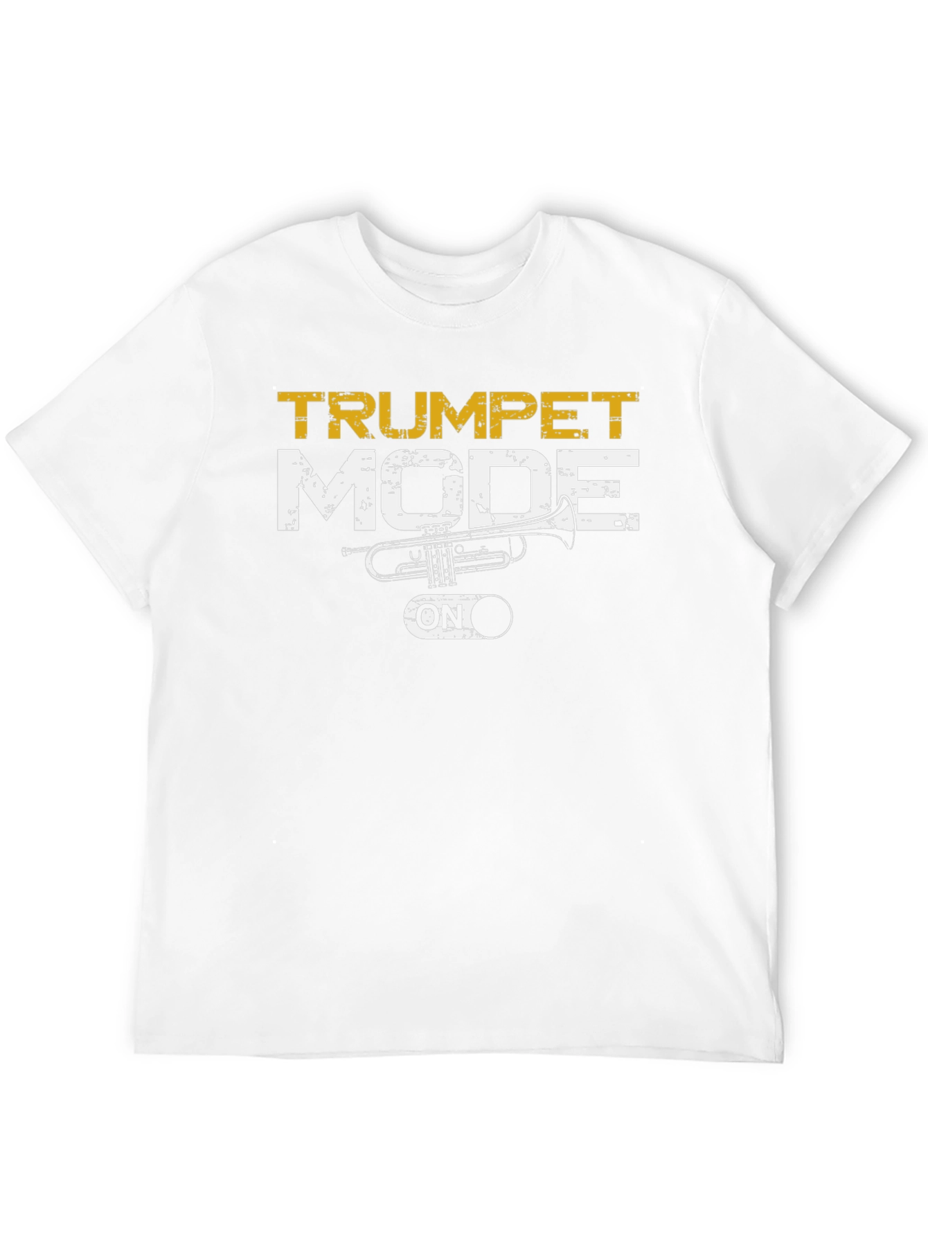 Trumpet Mode ON Black Graphic Tee