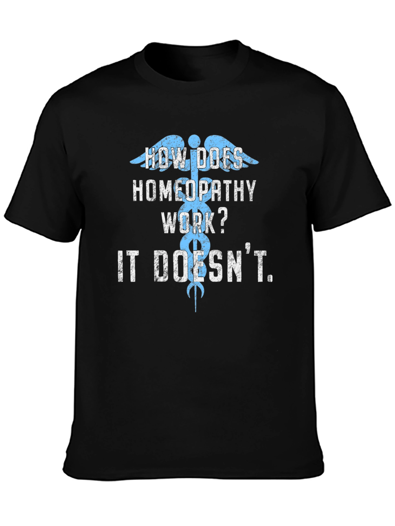 Homeopathy Humor T-Shirt - Funny Science Skeptic Tee
