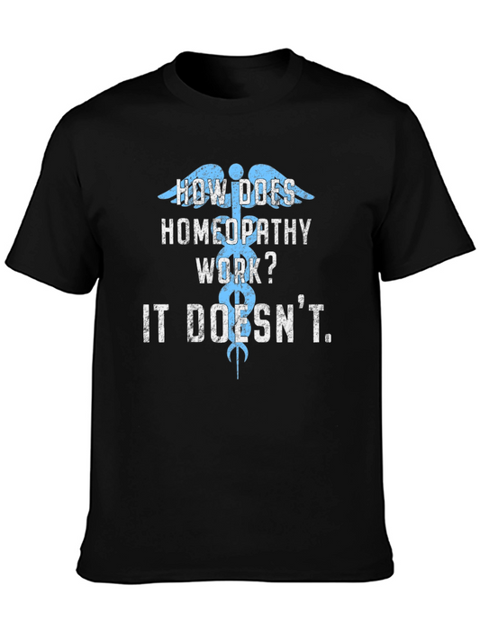 Homeopathy Humor T-Shirt - Funny Science Skeptic Tee