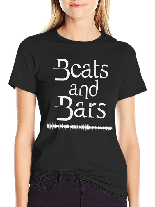 Beats and Bars Graphic Tee - Black