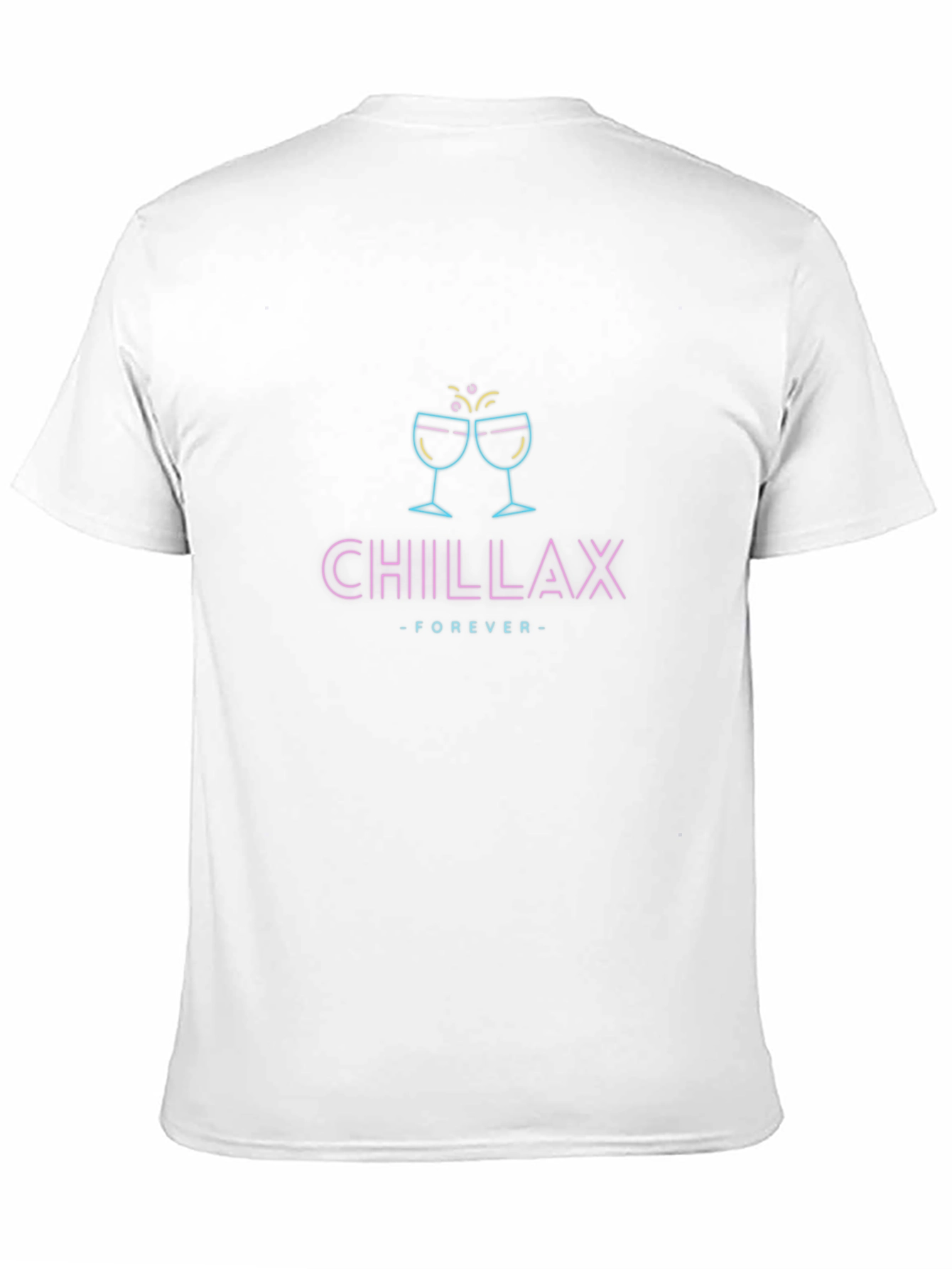 Chillax Forever Black Graphic Tee