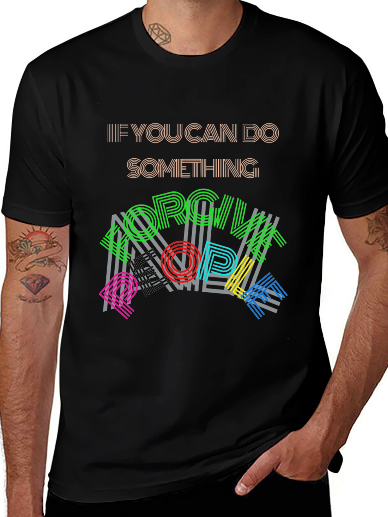 Unique Graphic Tee - If You Can Do Something...