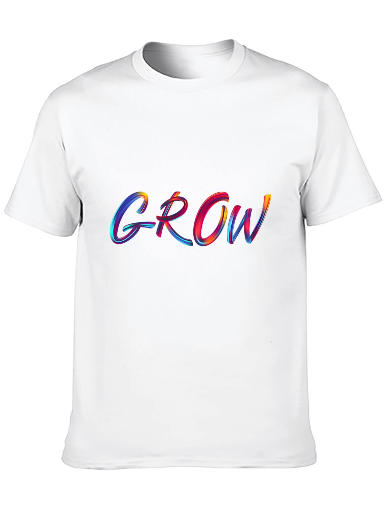 Grow T-Shirt - Black Cotton Tee