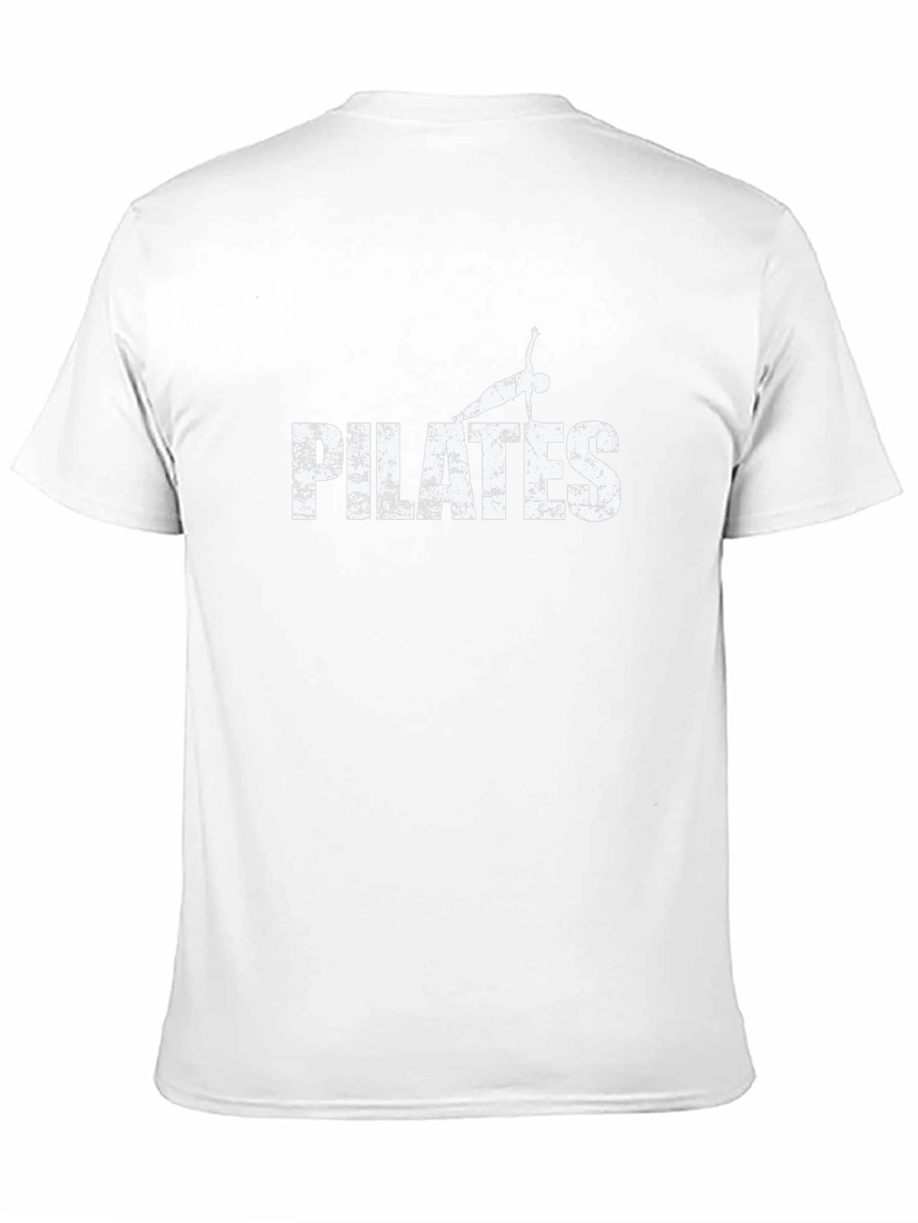 Pilates Graphic Print Black T-Shirt