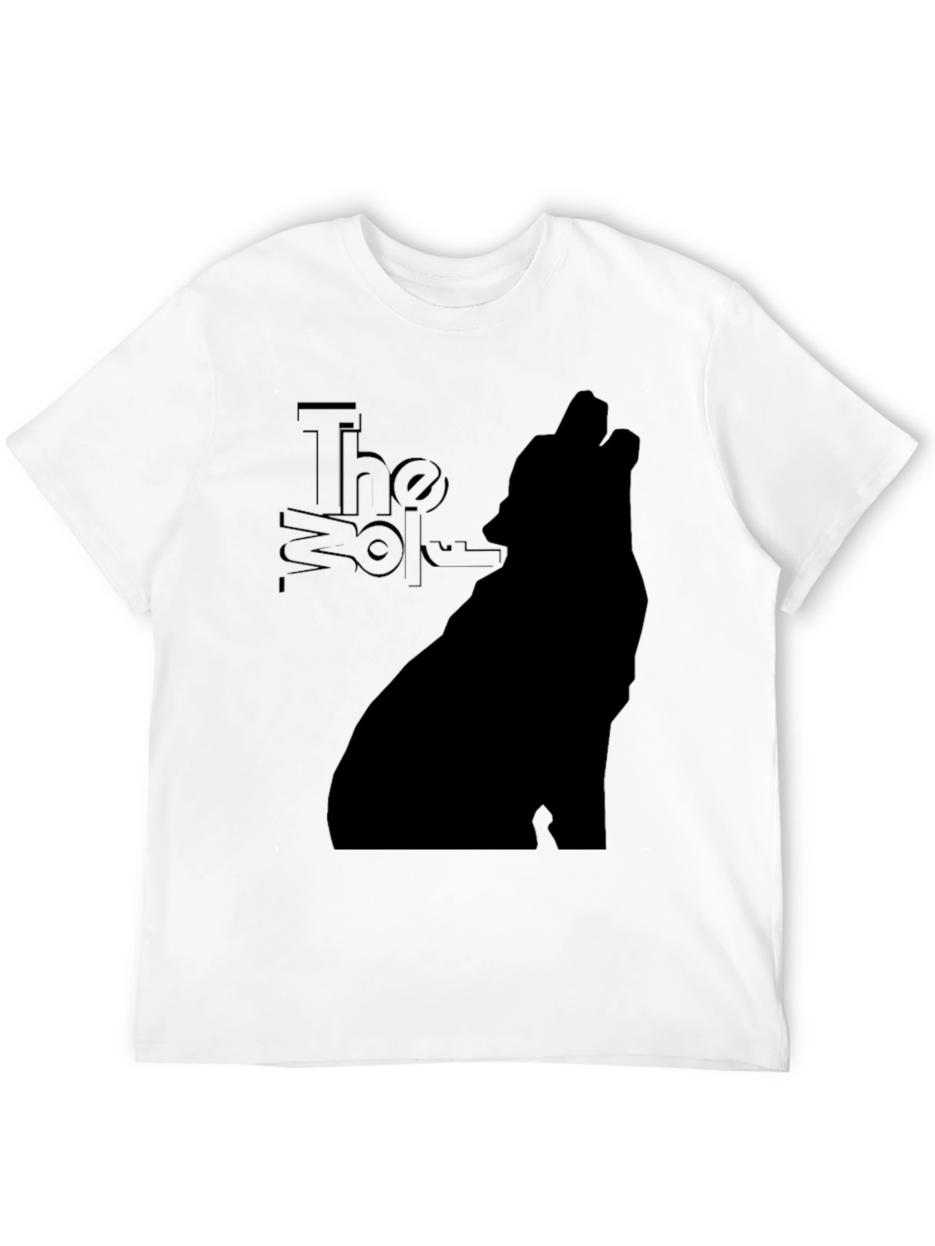 The Wolf Graphic T-Shirt - Mens Black Tee