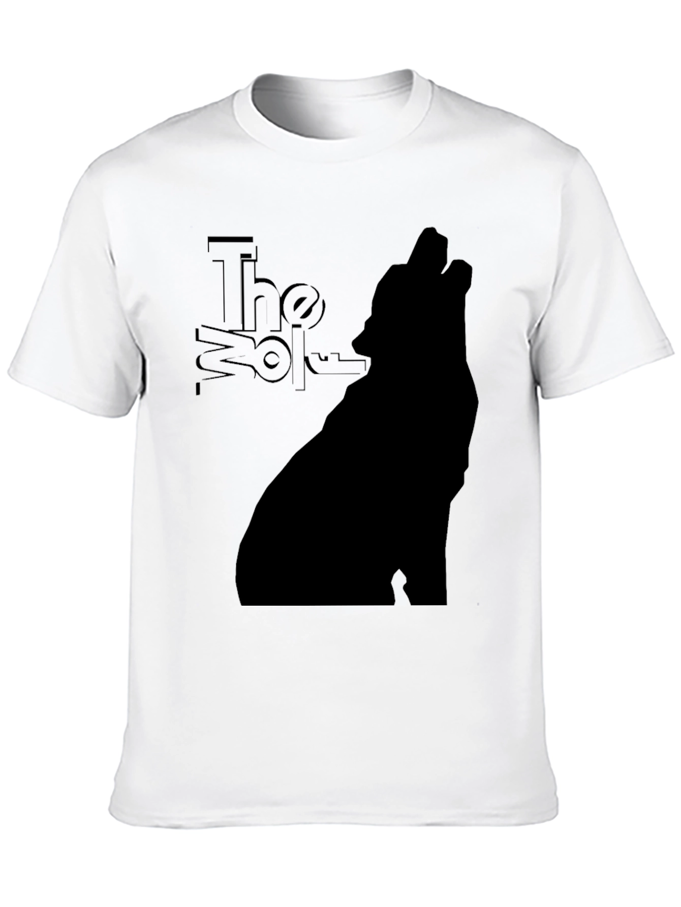 The Wolf Graphic T-Shirt - Mens Black Tee