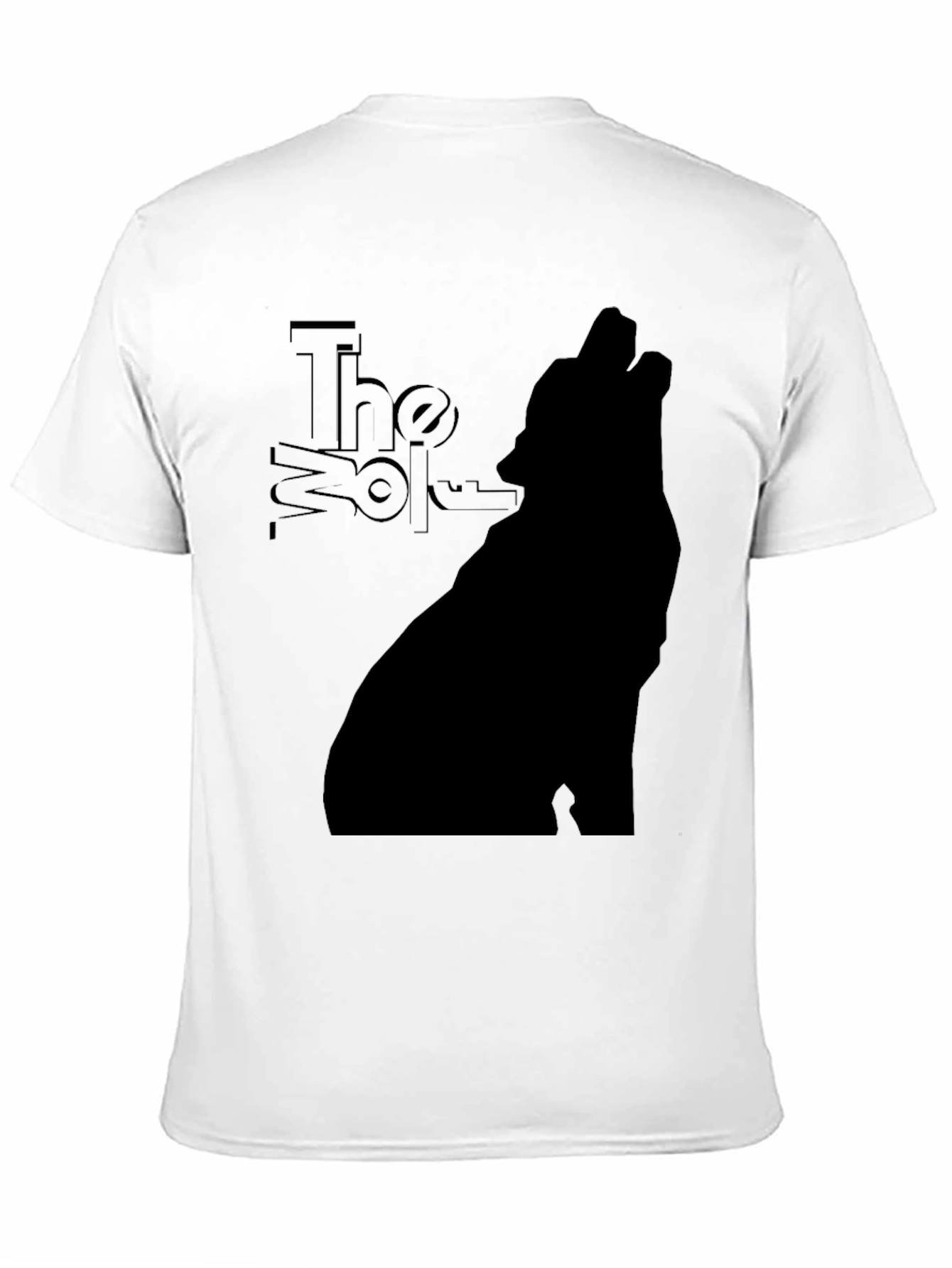 The Wolf Graphic T-Shirt - Mens Black Tee