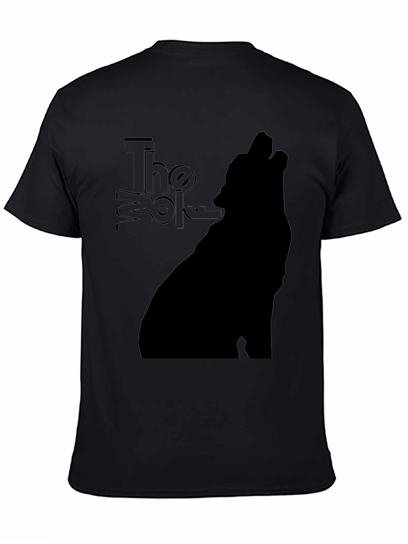 The Wolf Graphic T-Shirt - Mens Black Tee