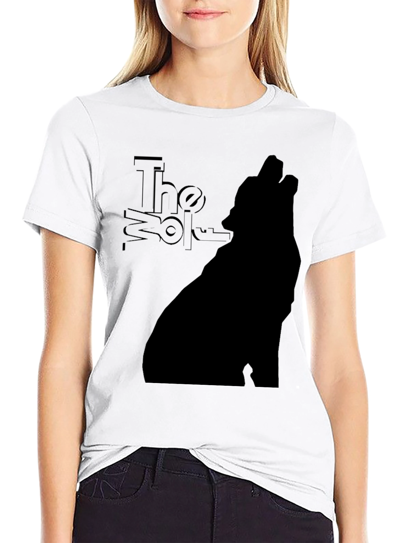 The Wolf Graphic T-Shirt - Mens Black Tee