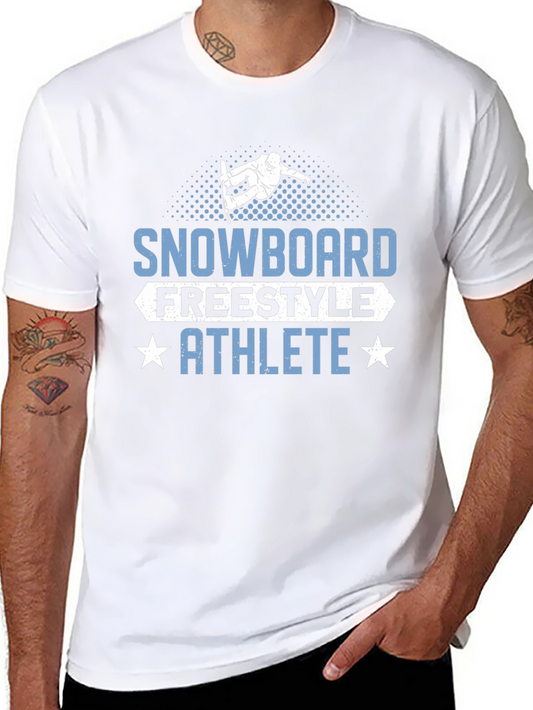 Snowboard Freestyle Athlete Graphic Tee