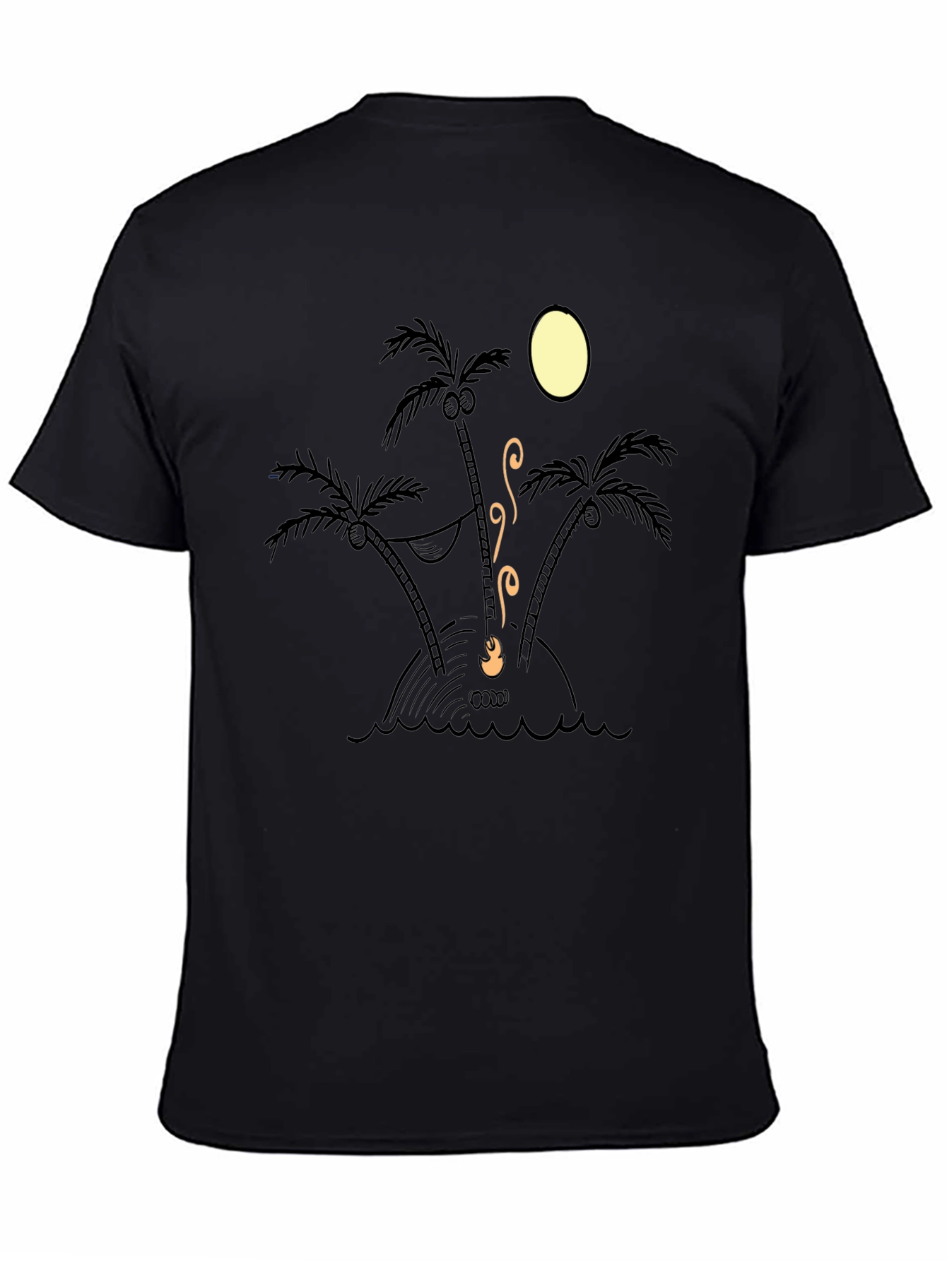 Island Time Tee - Relaxed Fit Palm Tree Design