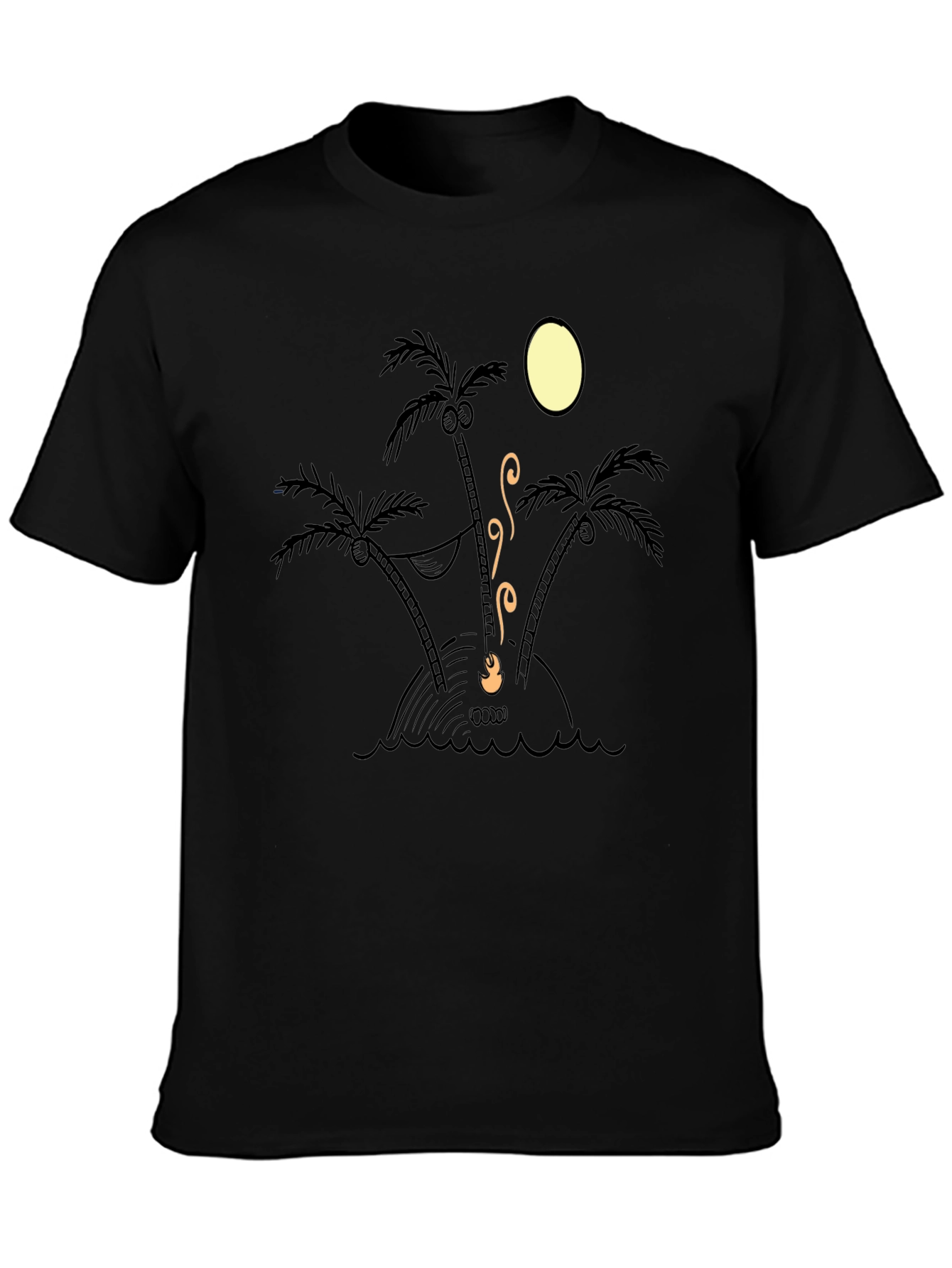 Island Time Tee - Relaxed Fit Palm Tree Design