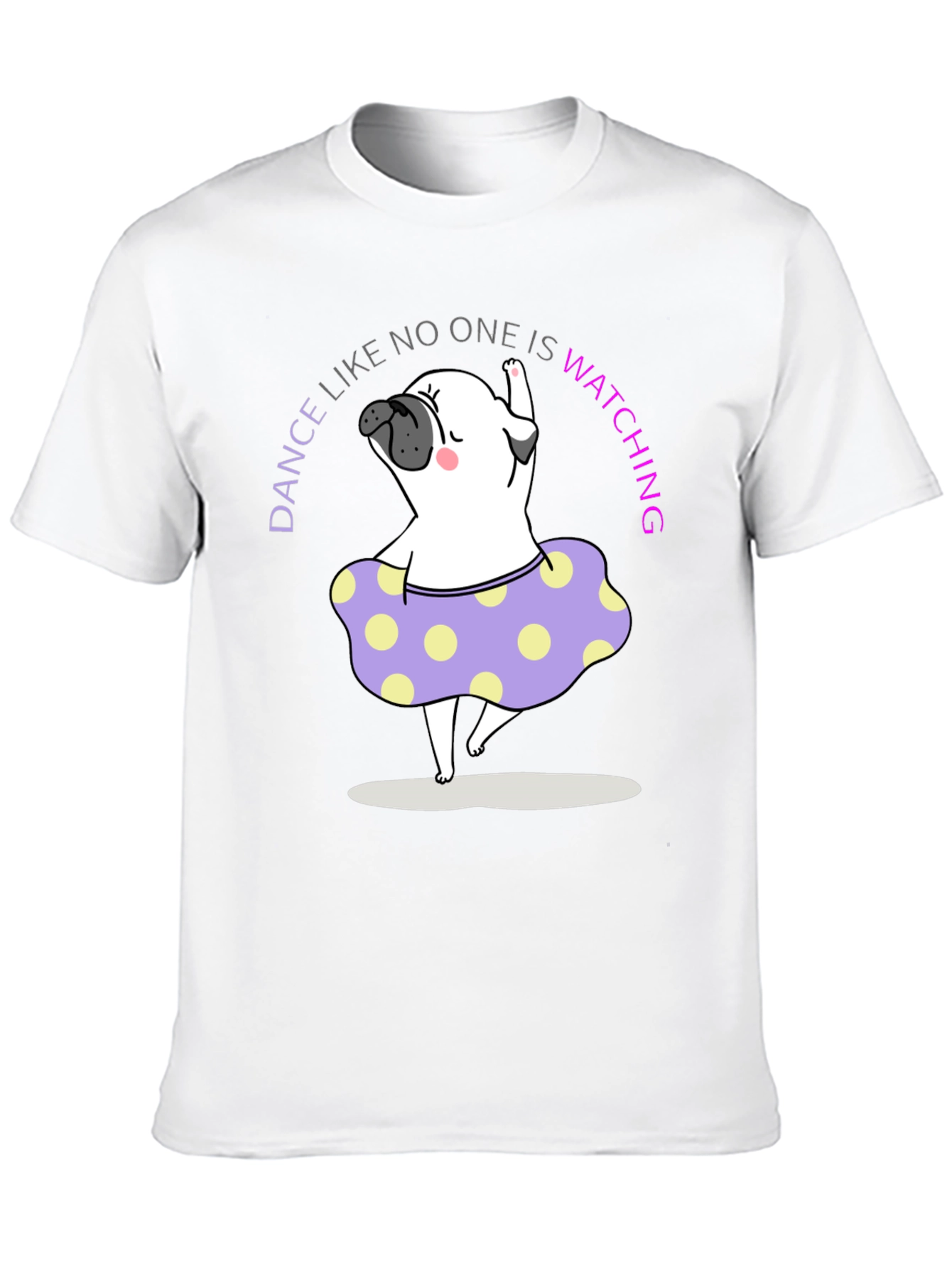 Dancing Pug T-Shirt | Funny Pug Lover Tee | Cute Dog Graphic Shirt | Dog Lover Gift | Free Shipping $50+