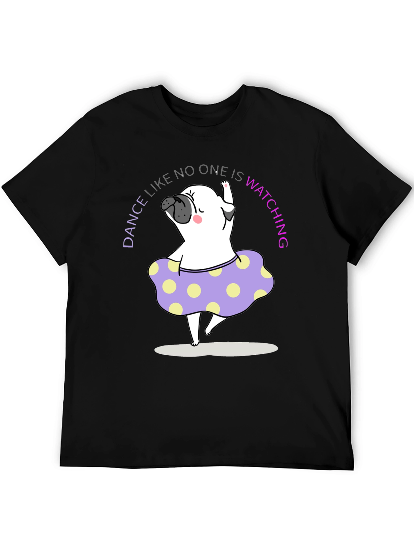 Dancing Pug T-Shirt | Funny Pug Lover Tee | Cute Dog Graphic Shirt | Dog Lover Gift | Free Shipping $50+