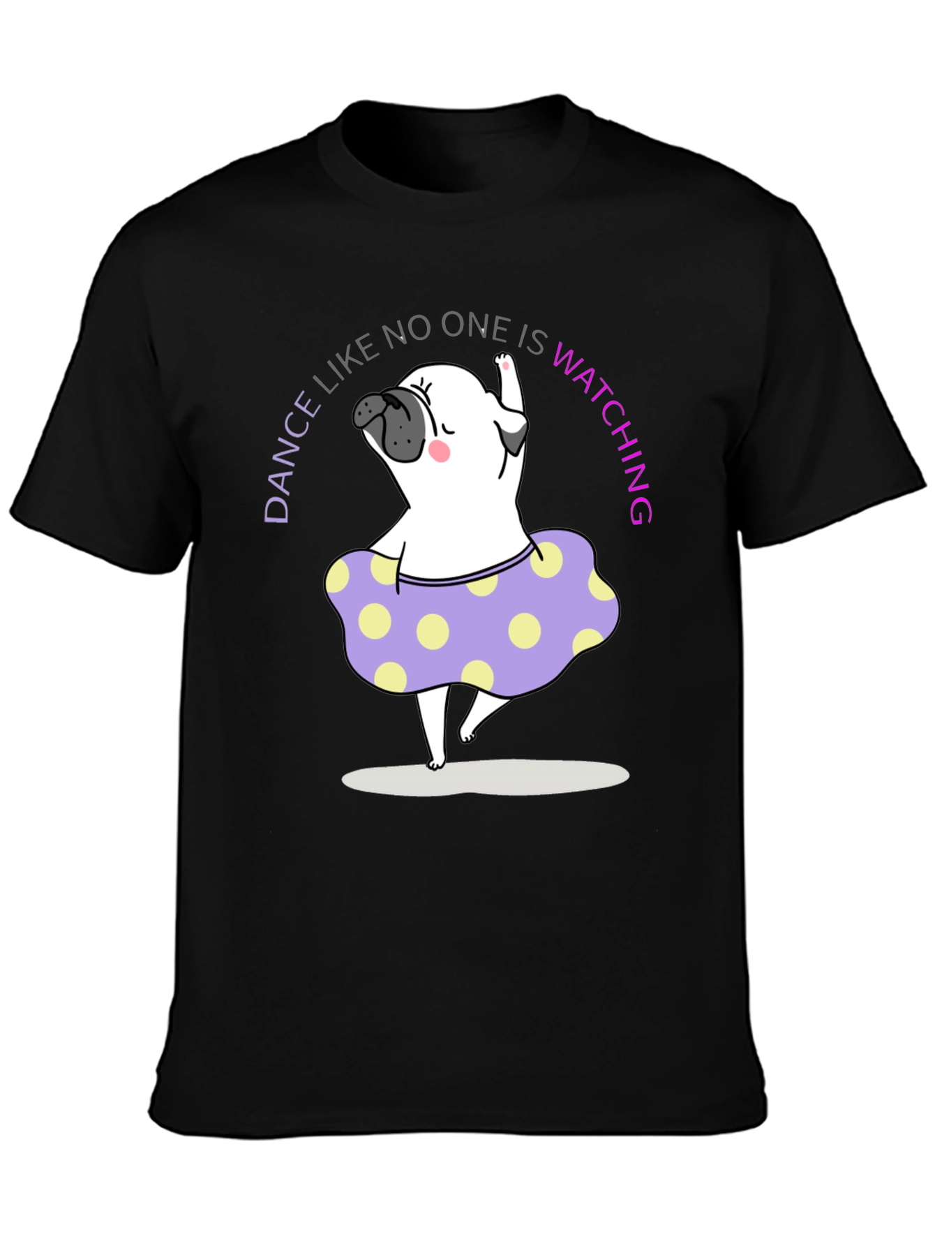 Dancing Pug T-Shirt | Funny Pug Lover Tee | Cute Dog Graphic Shirt | Dog Lover Gift | Free Shipping $50+