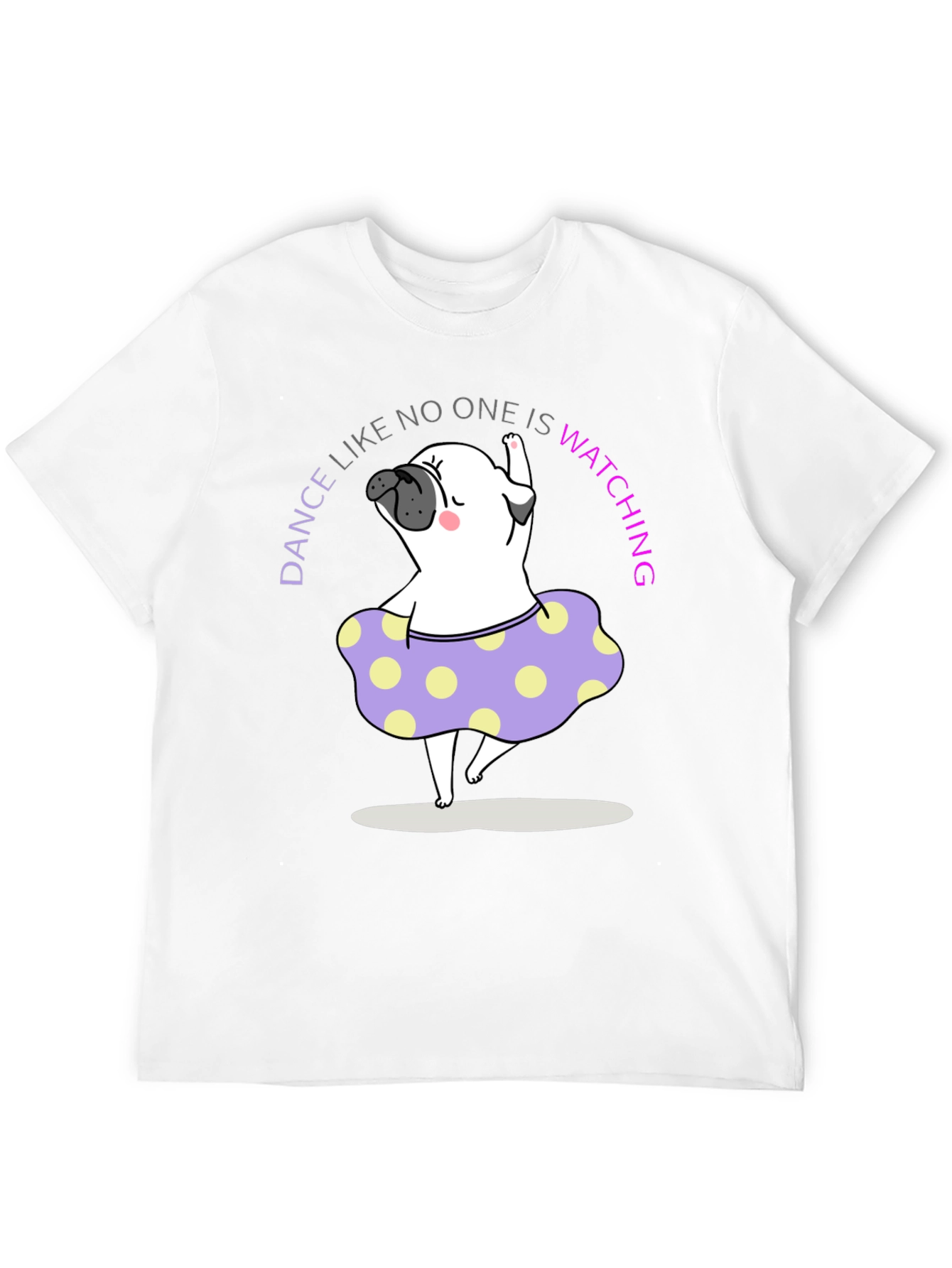 Dancing Pug T-Shirt | Funny Pug Lover Tee | Cute Dog Graphic Shirt | Dog Lover Gift | Free Shipping $50+