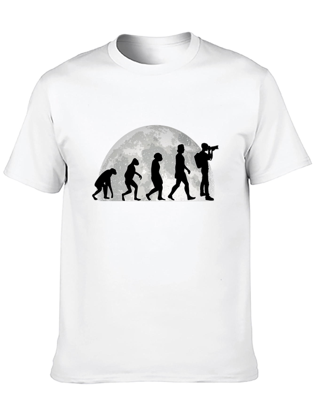 Evolution of Photographer T-Shirt - Black