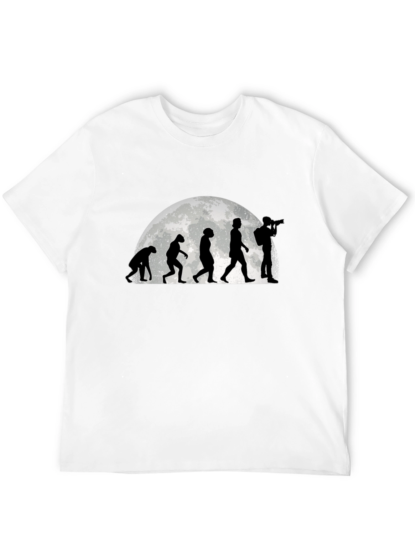 Evolution of Photographer T-Shirt - Black