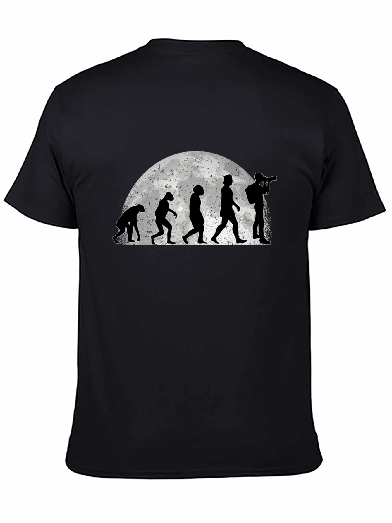 Evolution of Photographer T-Shirt - Black
