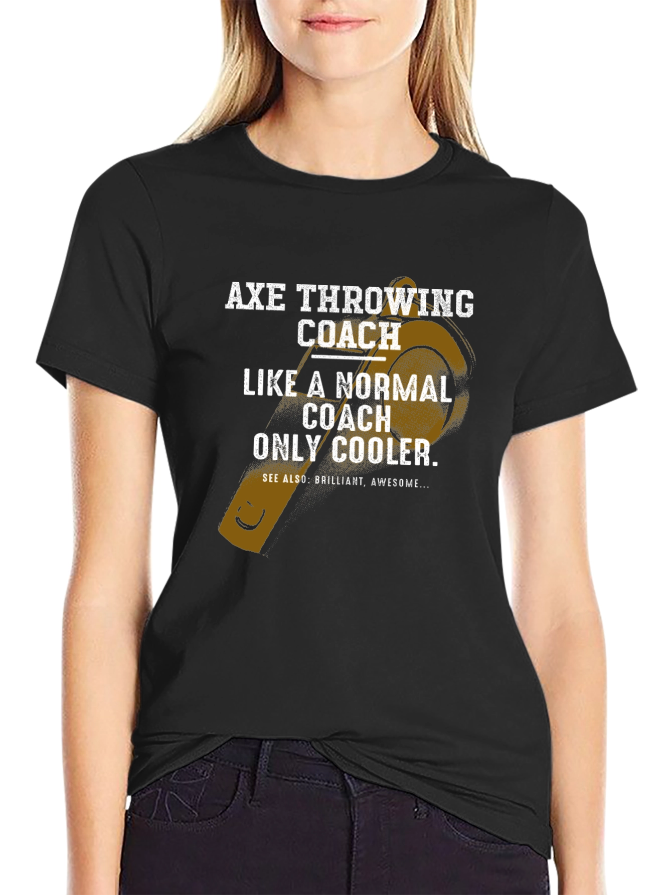 Axe Throwing Coach T-Shirt - Cool & Unique Tee