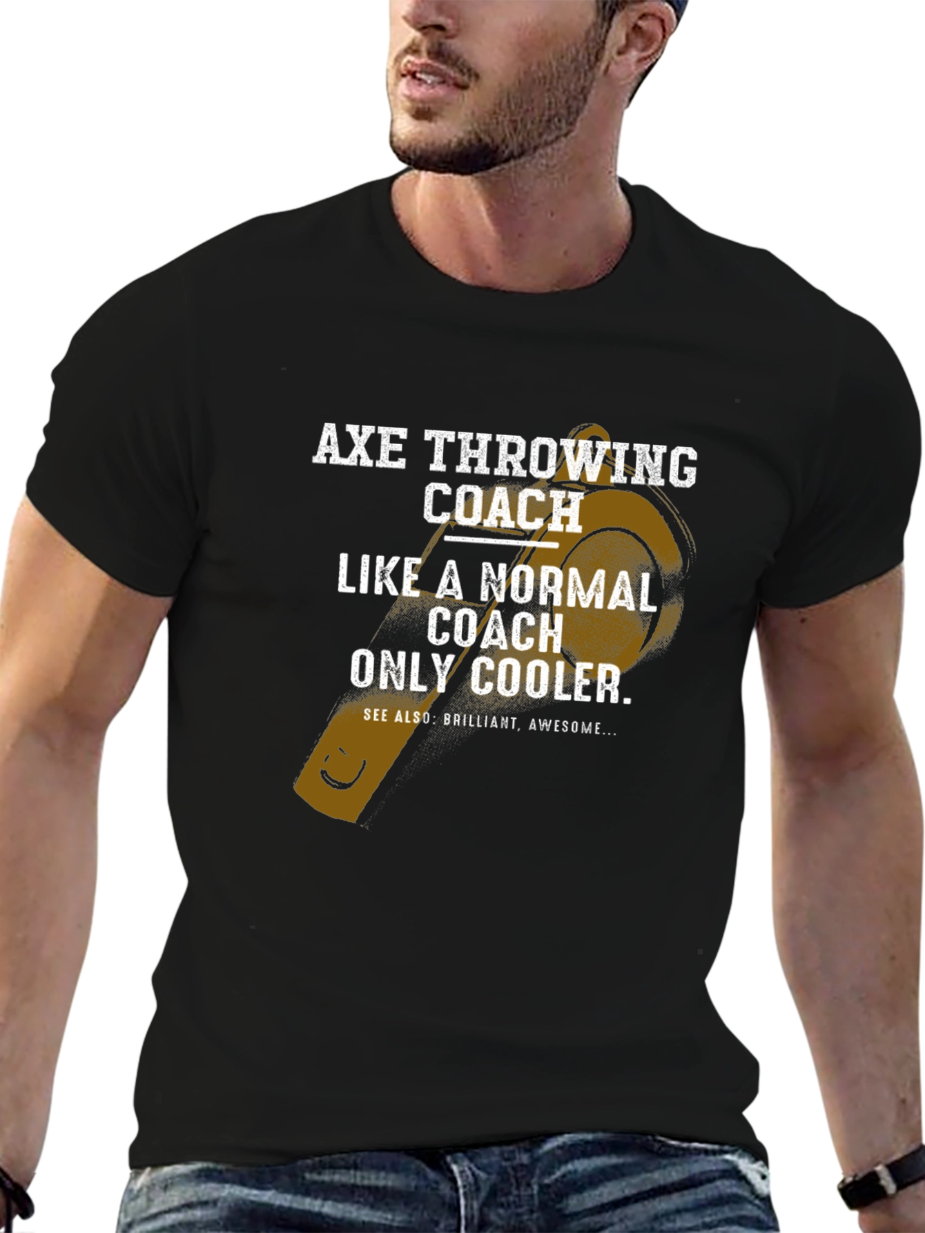 Axe Throwing Coach T-Shirt - Cool & Unique Tee
