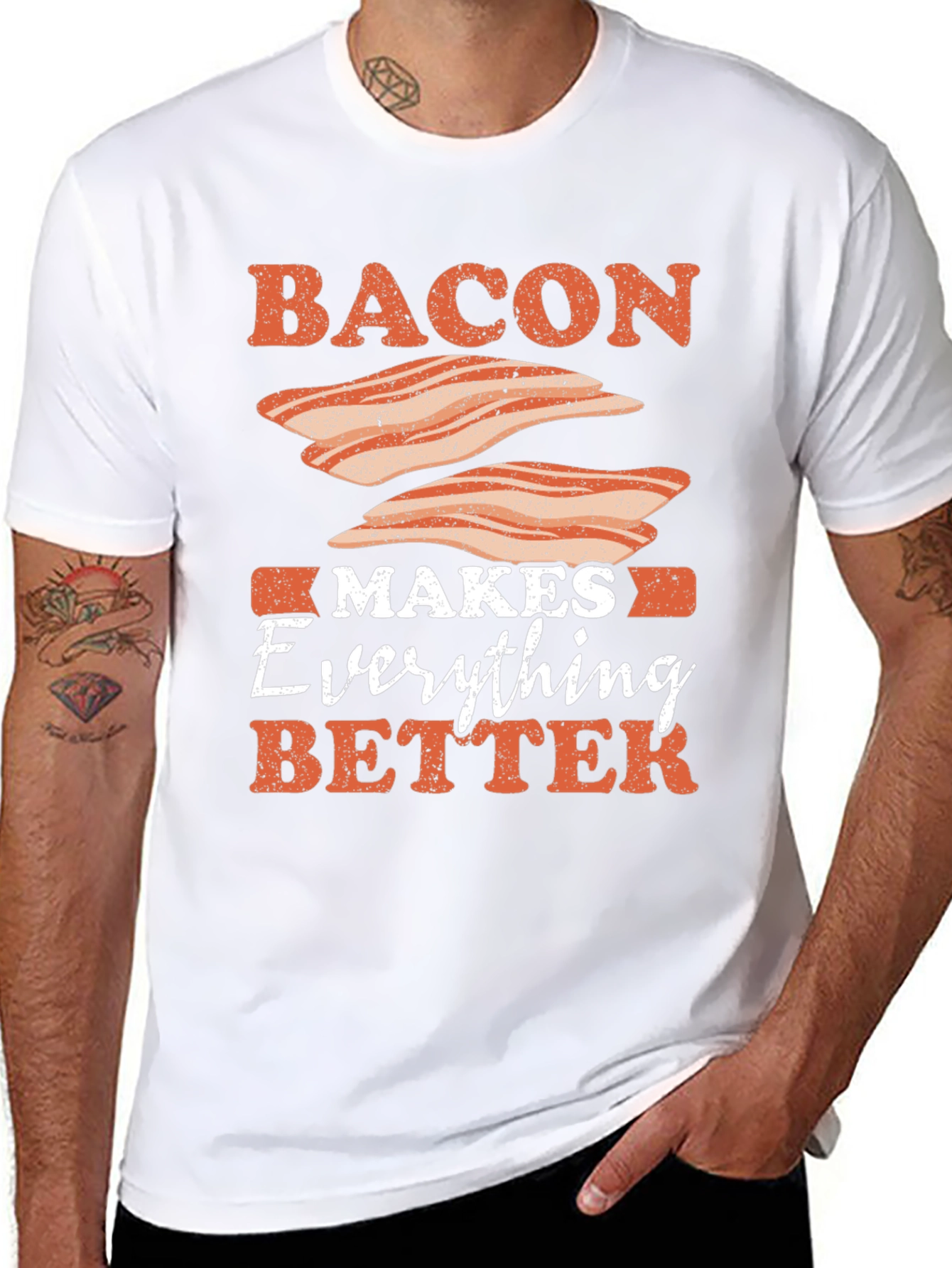 Bacon Makes Everything Better Graphic Tee