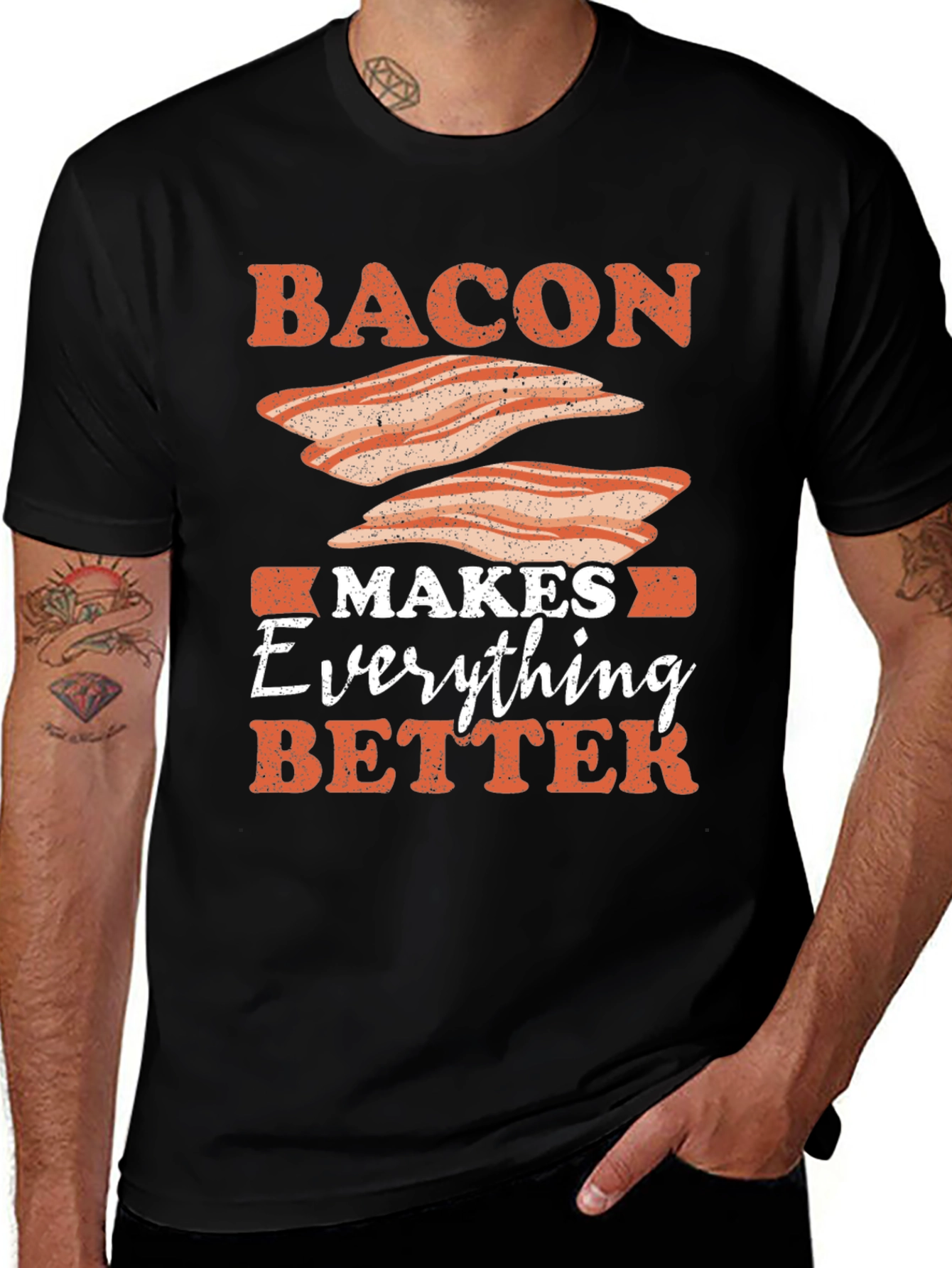 Bacon Makes Everything Better Graphic Tee