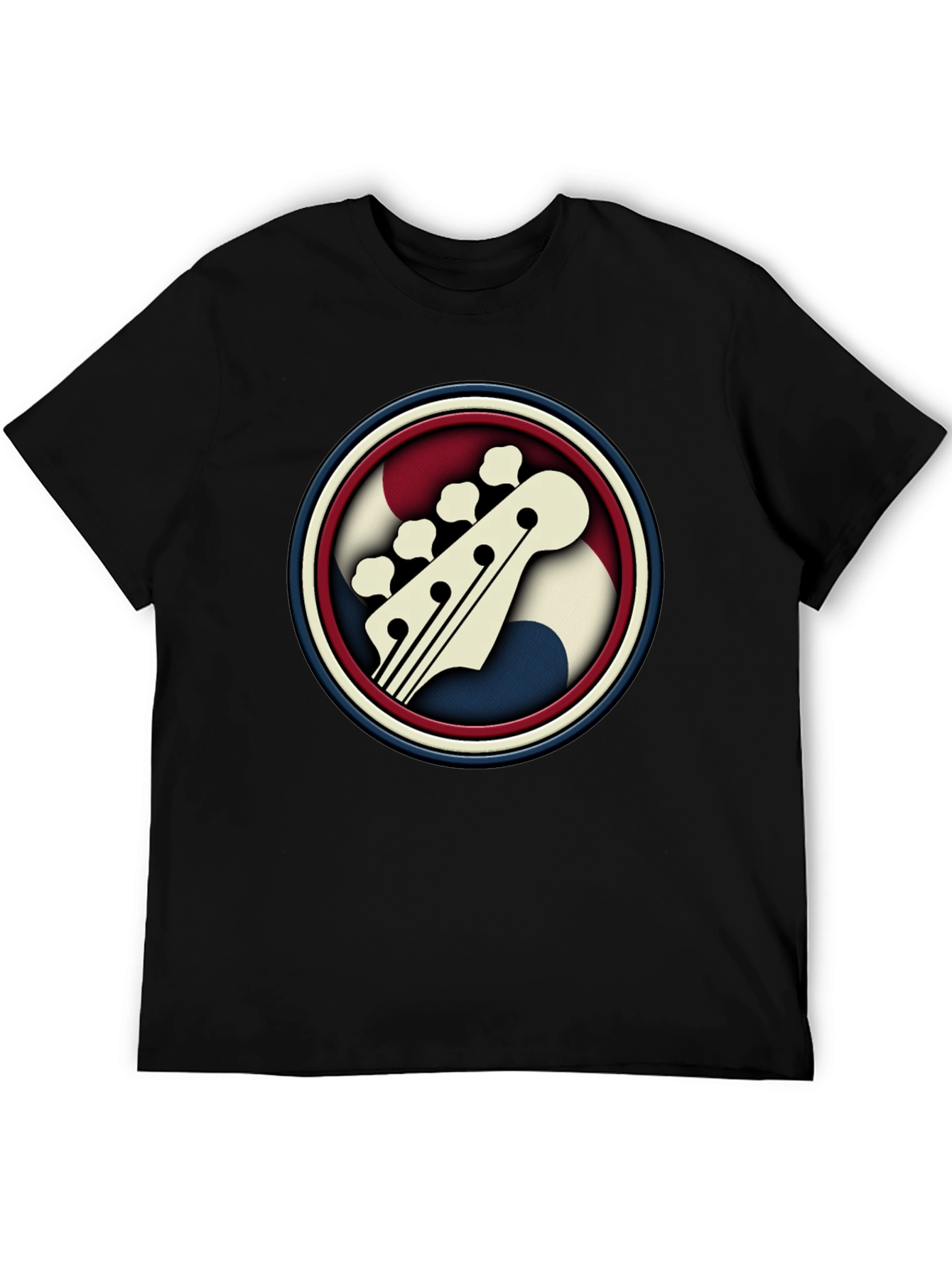 Retro Bass Guitar T-Shirt - Cool Music Tee