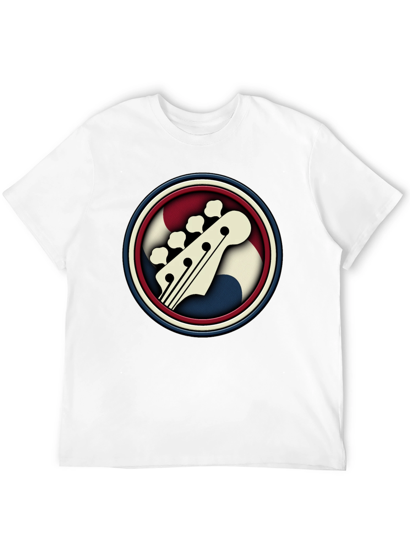 Retro Bass Guitar T-Shirt - Cool Music Tee