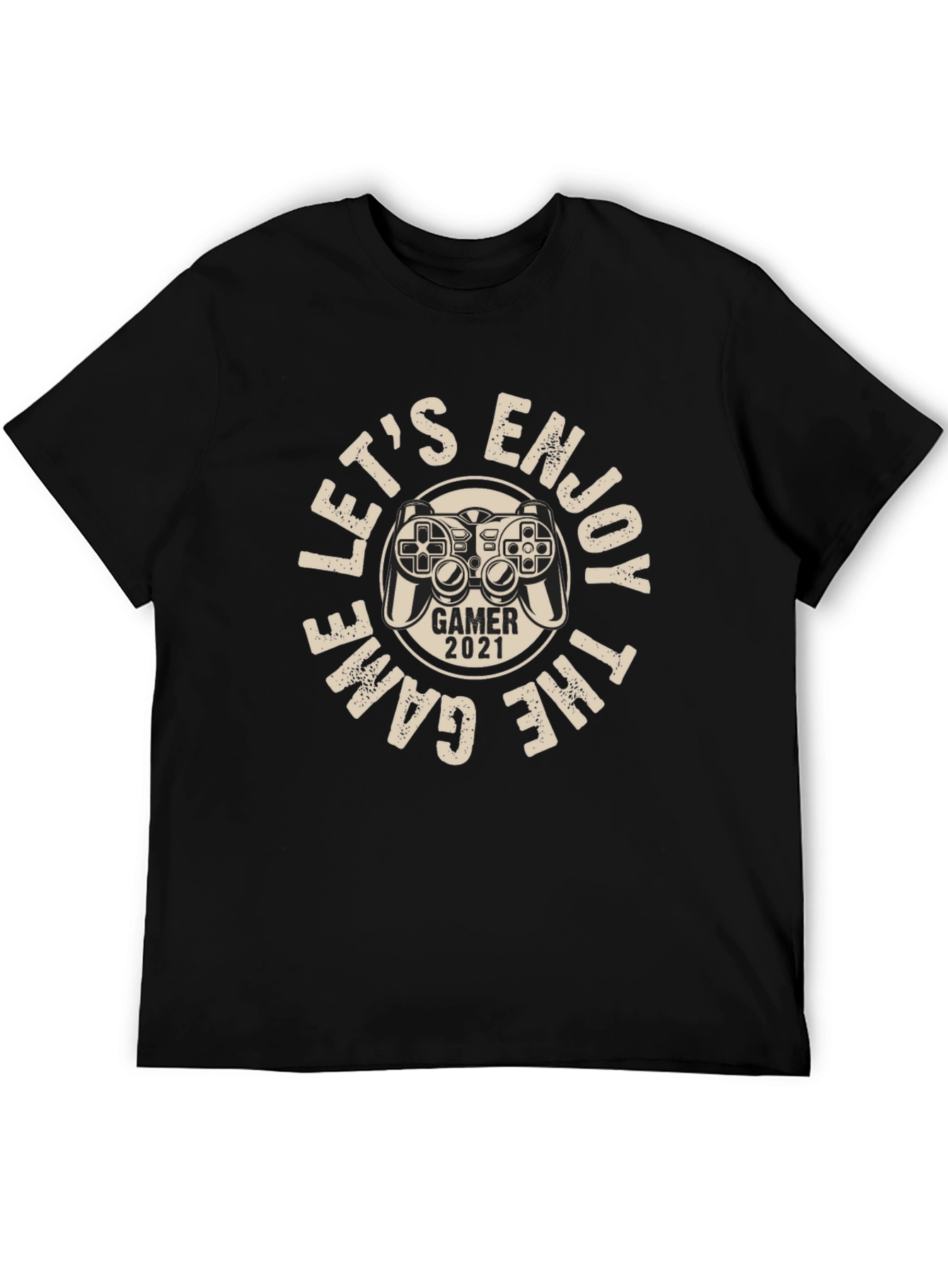 Lets Enjoy the Game T-Shirt - Gamer 2021