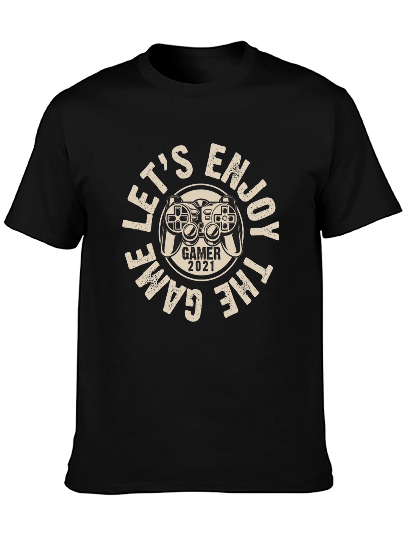 Lets Enjoy the Game T-Shirt - Gamer 2021