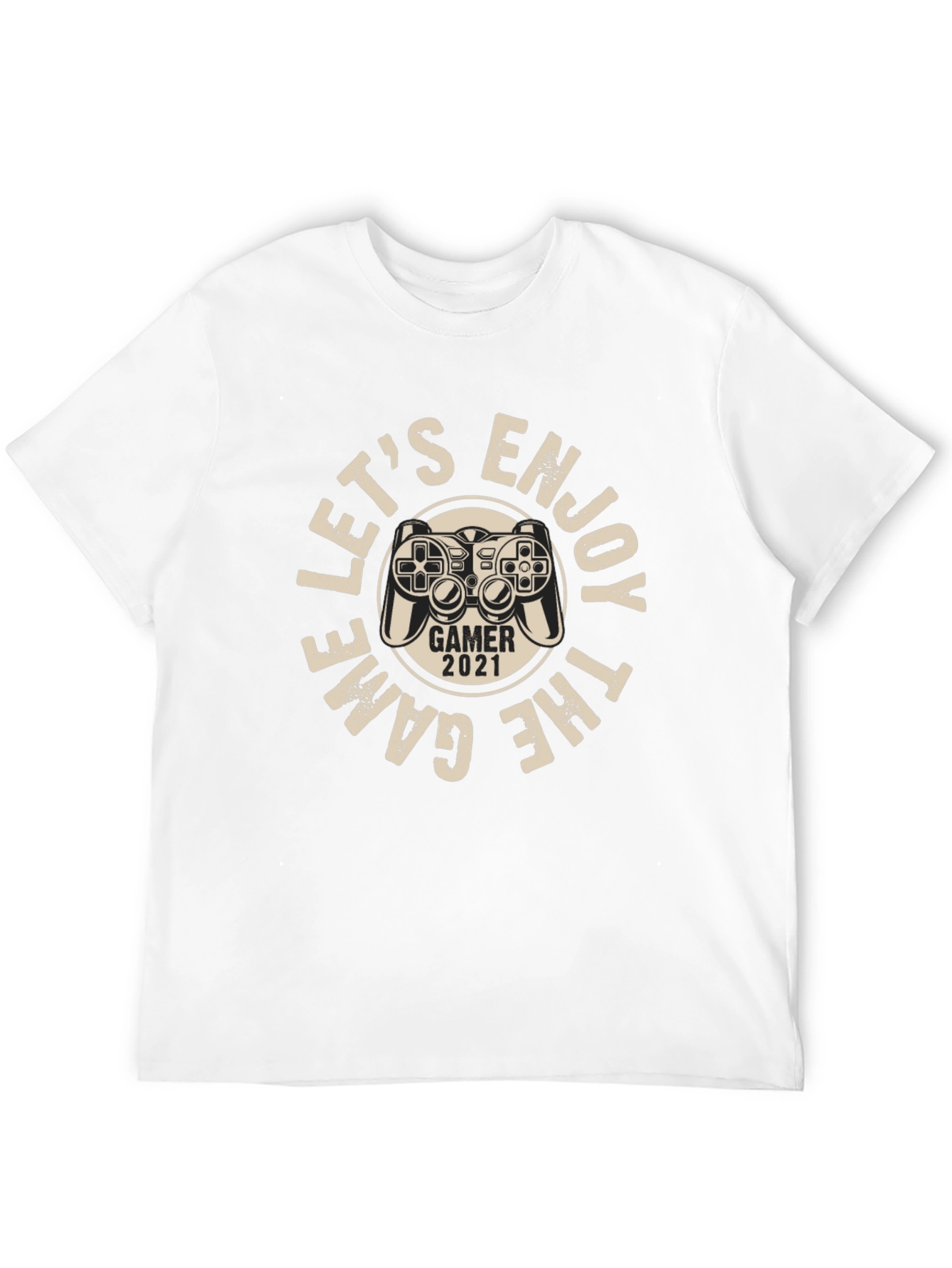 Lets Enjoy the Game T-Shirt - Gamer 2021