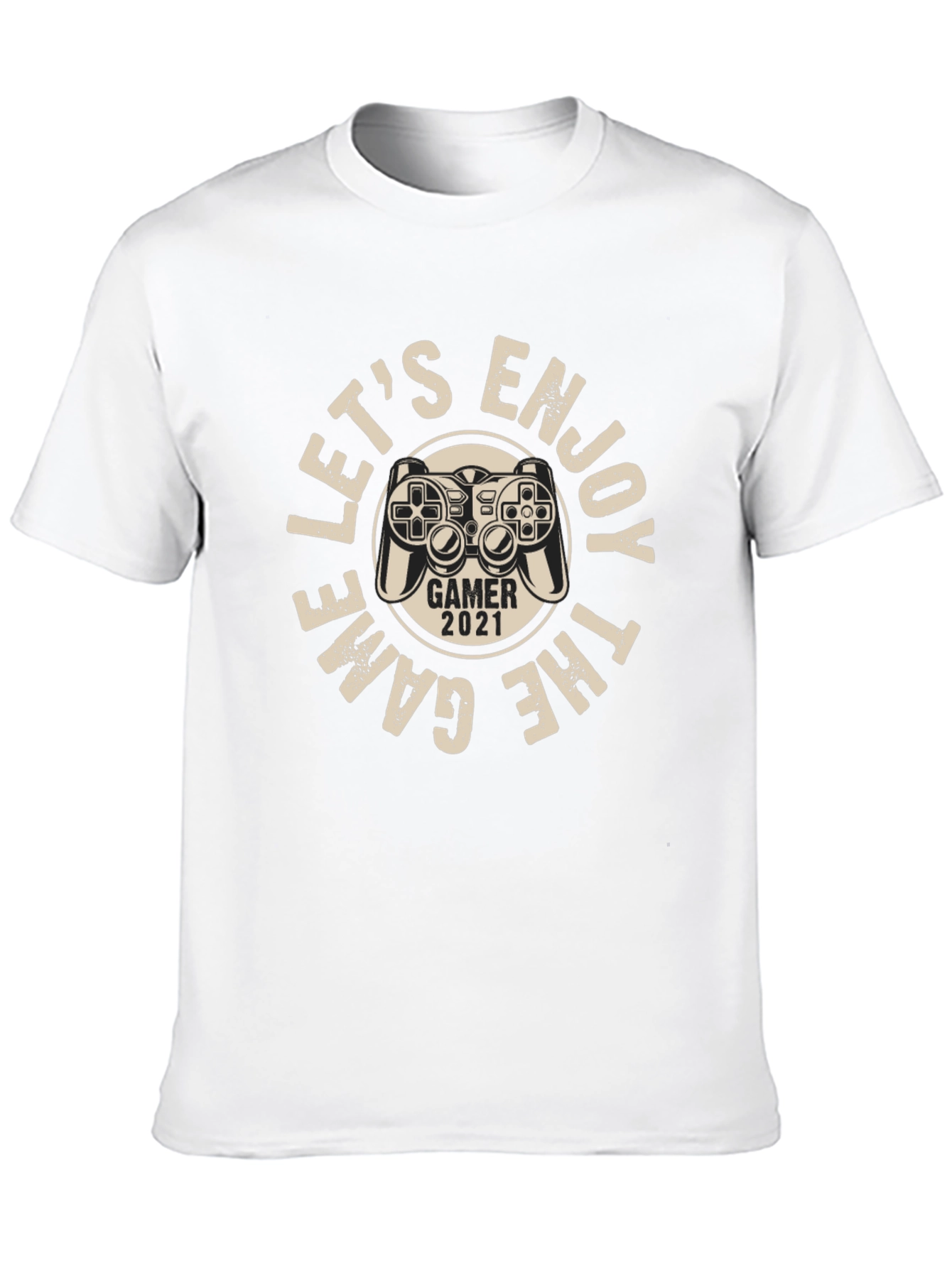 Lets Enjoy the Game T-Shirt - Gamer 2021