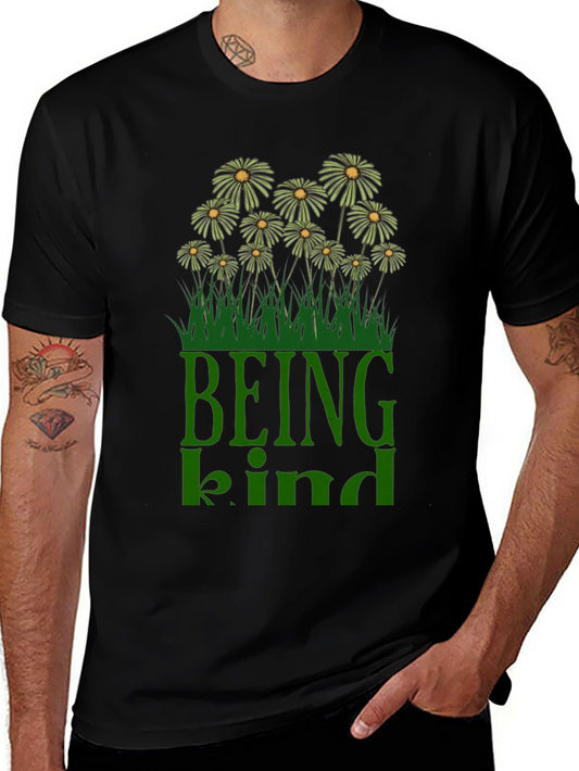 Being Kind Daisy Graphic Tee - Soft Cotton Comfort