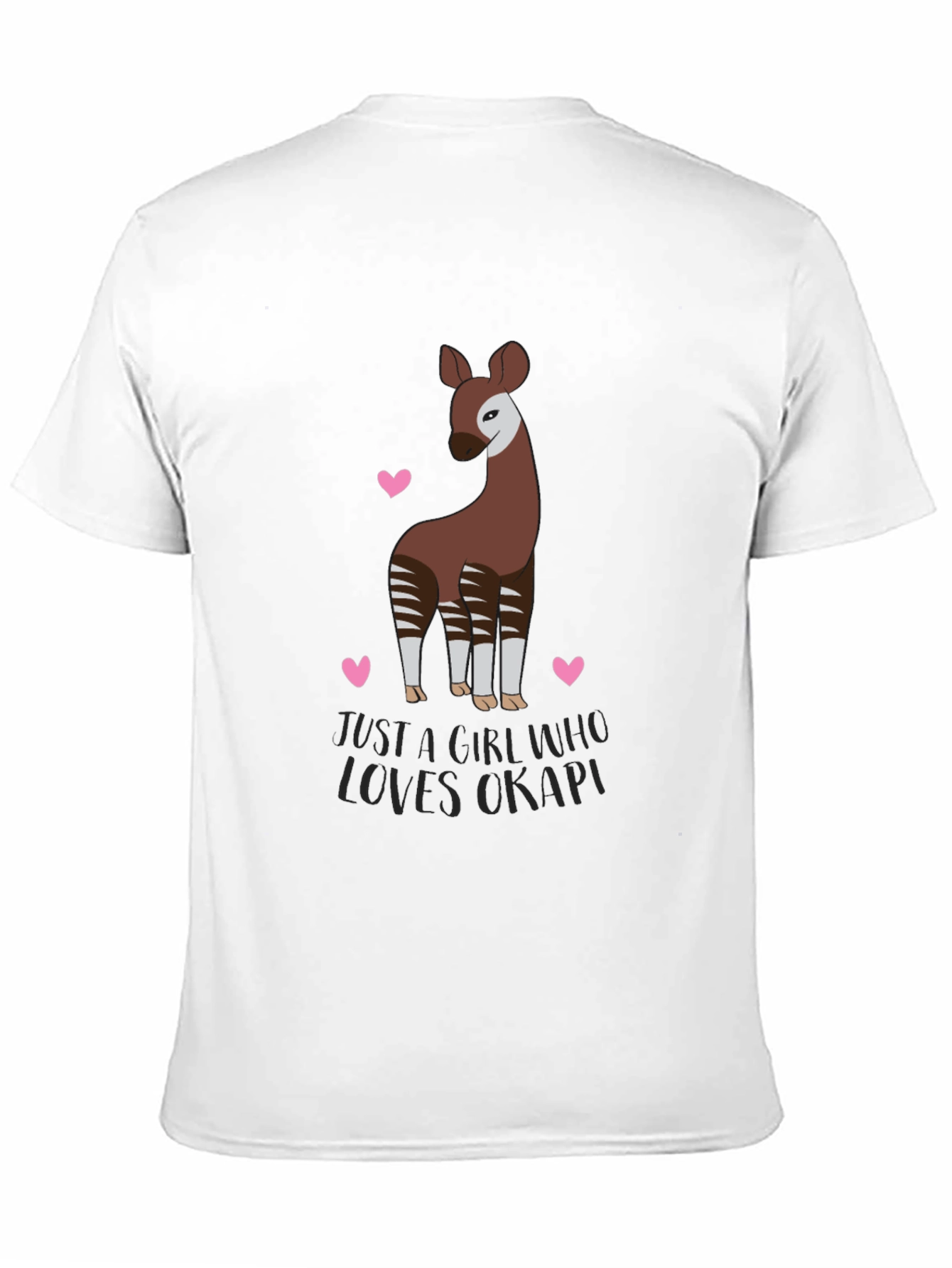 Okapi Lover T-Shirt - Cute Animal Graphic Tee