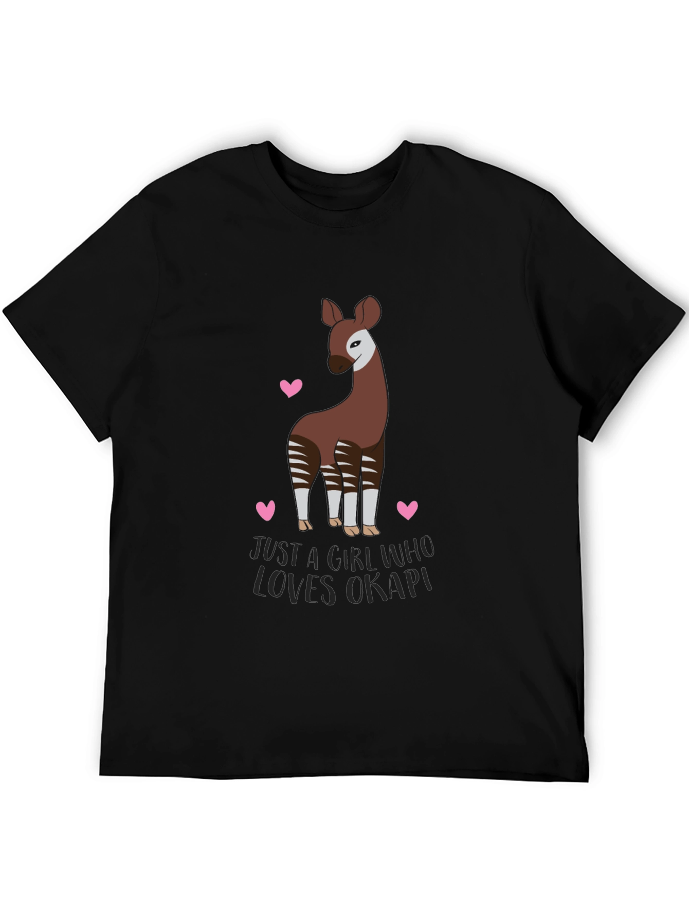 Okapi Lover T-Shirt - Cute Animal Graphic Tee