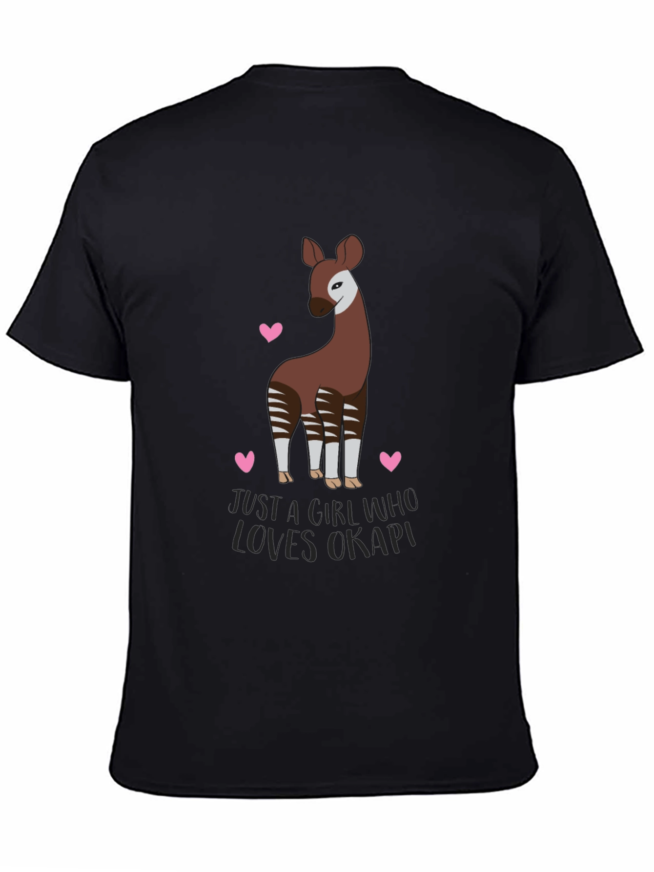 Okapi Lover T-Shirt - Cute Animal Graphic Tee
