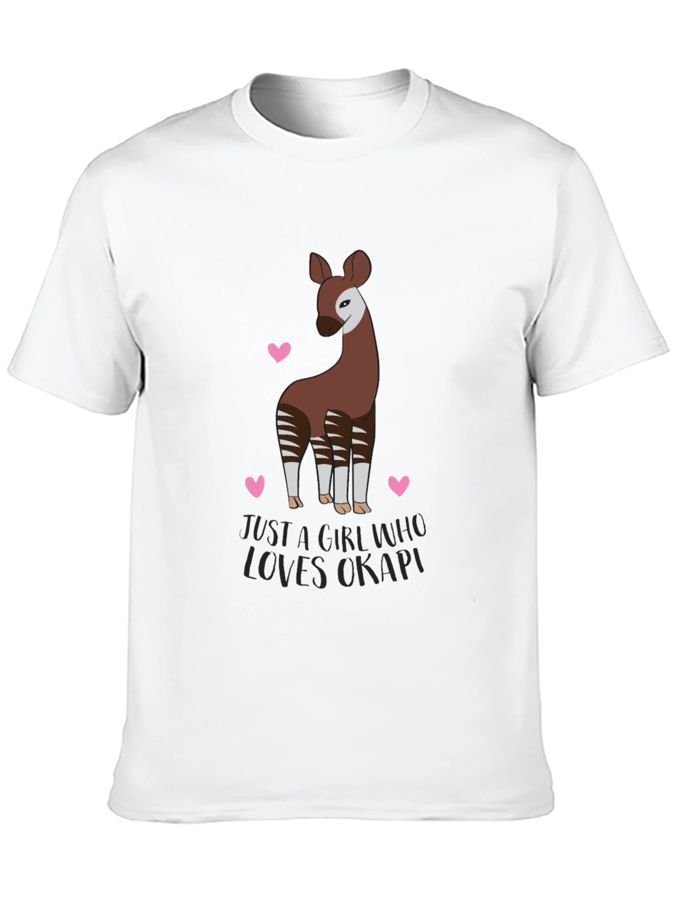 Okapi Lover T-Shirt - Cute Animal Graphic Tee