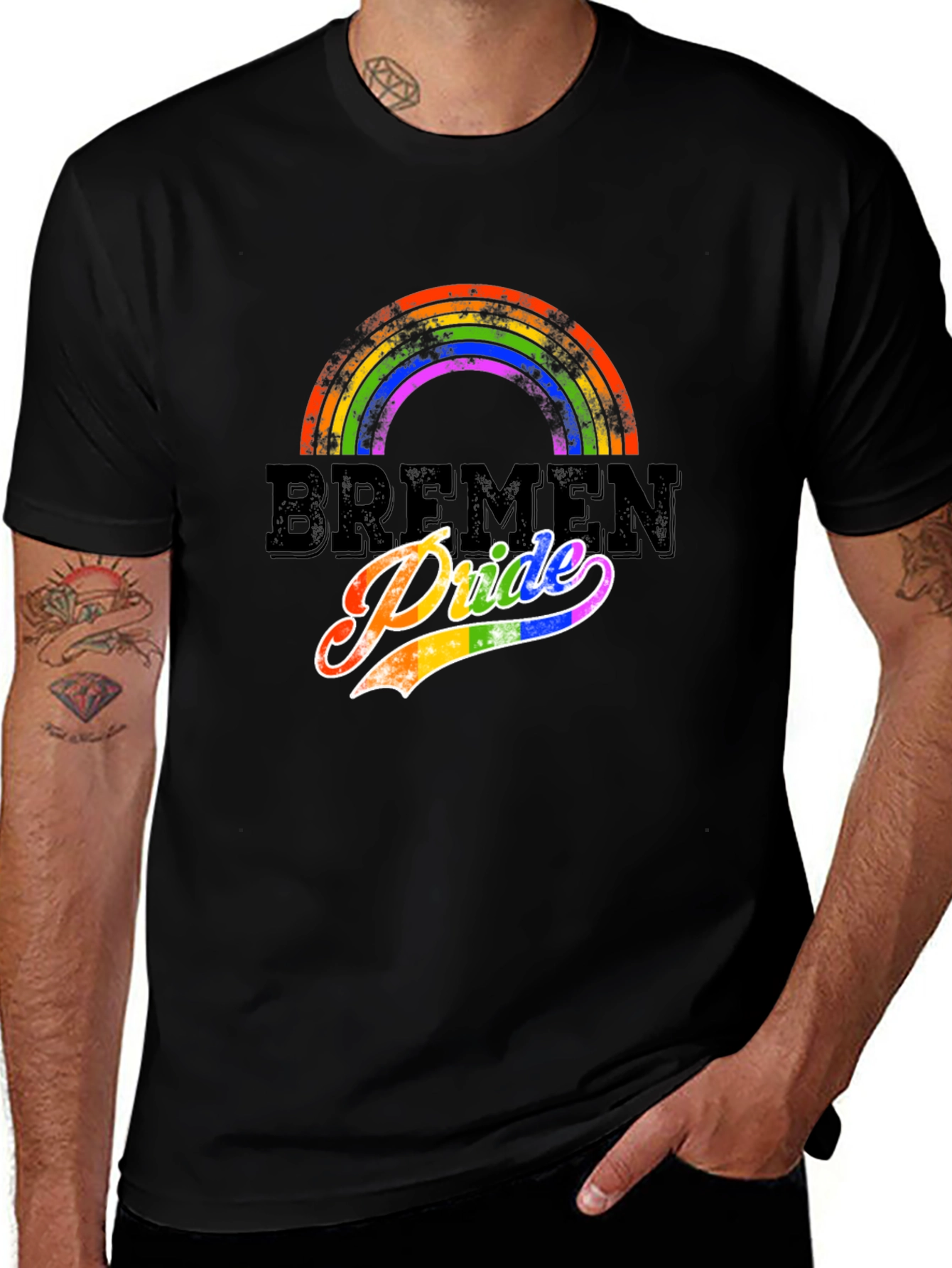 Bremen Pride Rainbow T-Shirt - LGBTQ+ Support