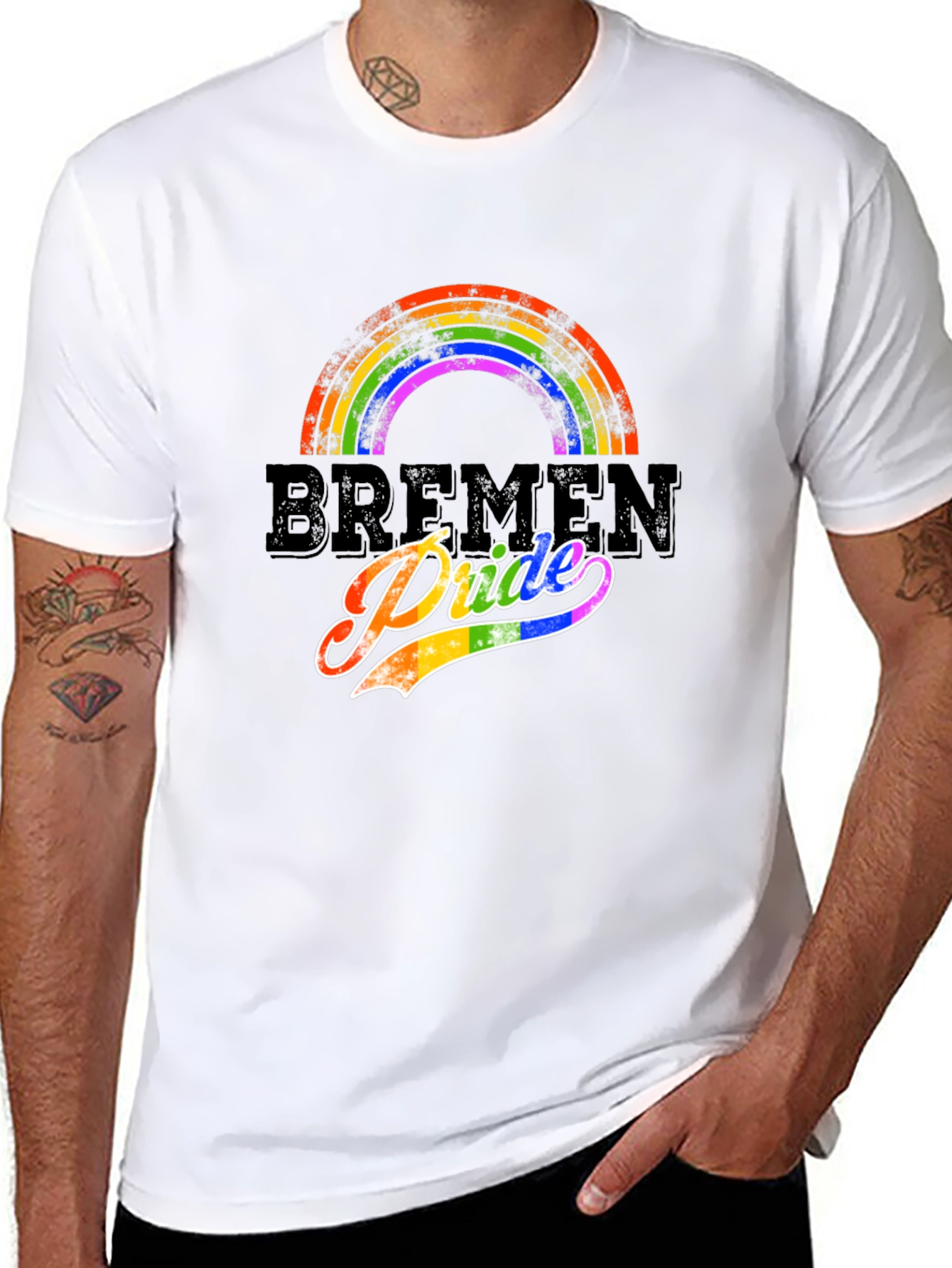 Bremen Pride Rainbow T-Shirt - LGBTQ+ Support