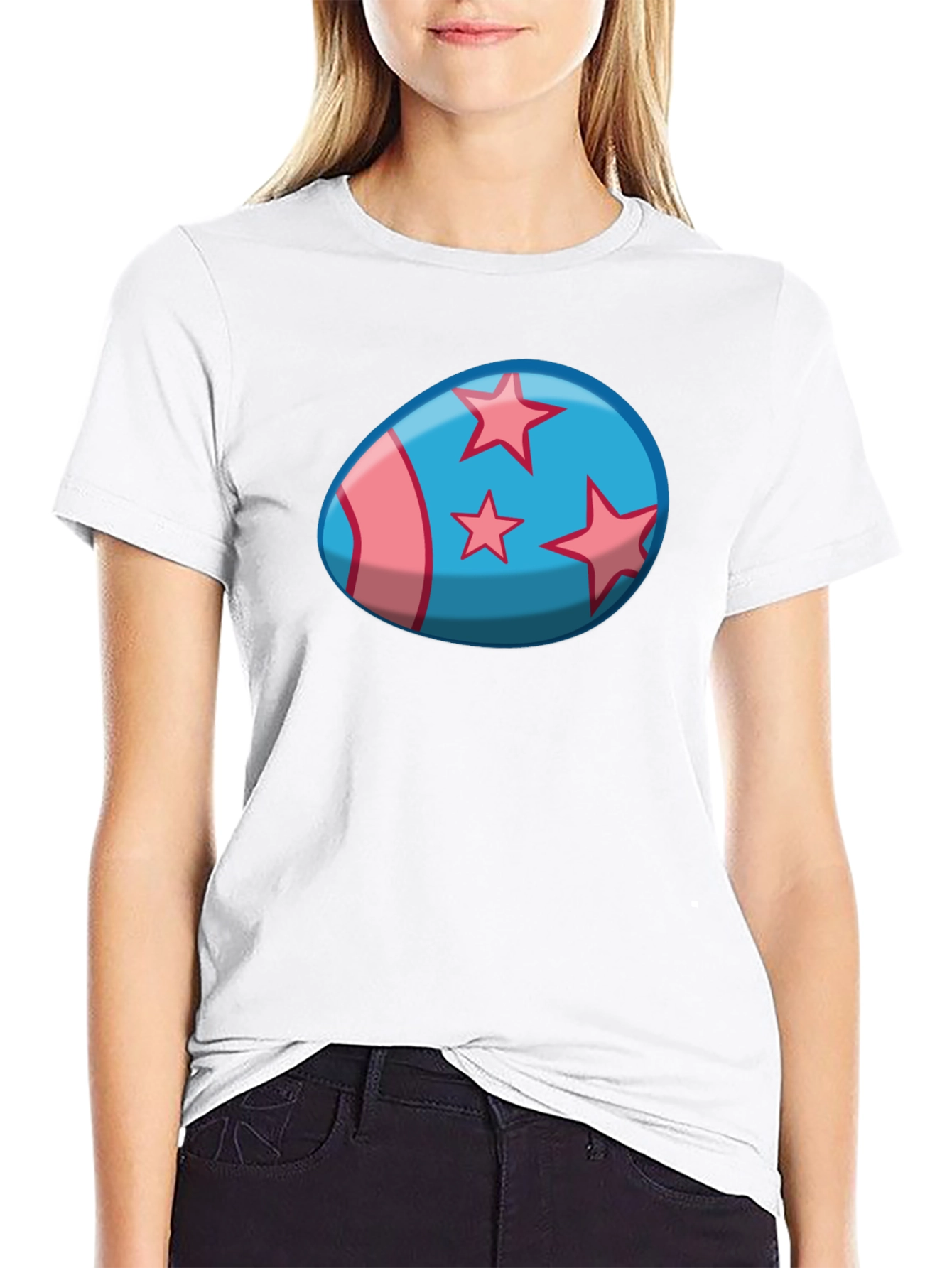 Starry Egg Graphic Tee - Stylish Casual Wear