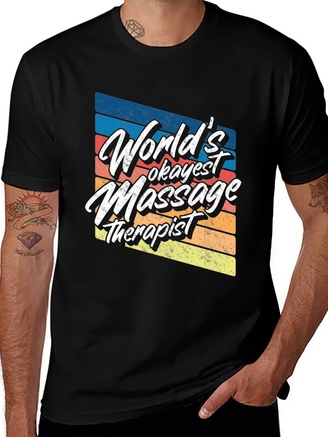 Worlds Okayest Massage Therapist Tee
