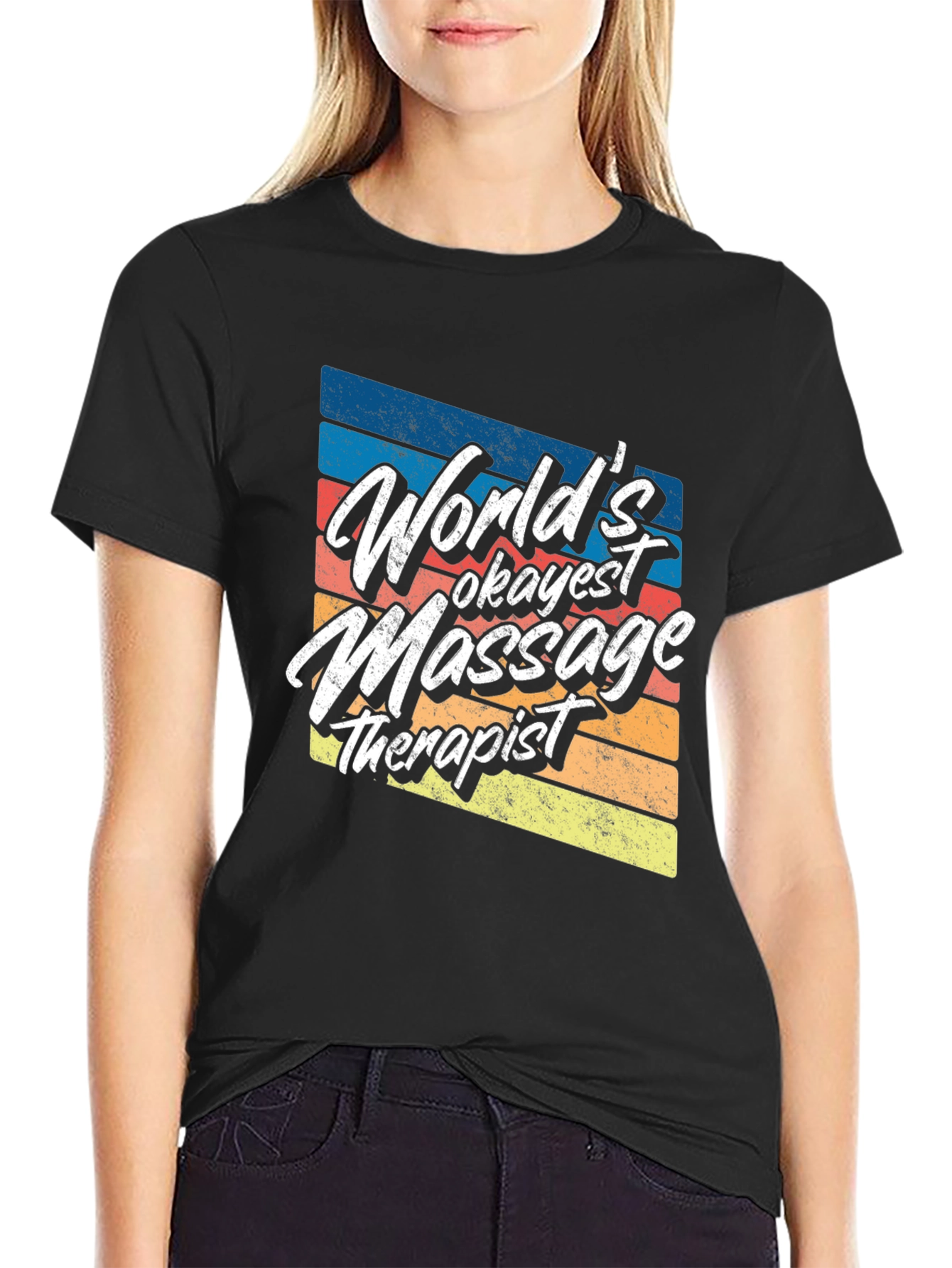 Worlds Okayest Massage Therapist Tee