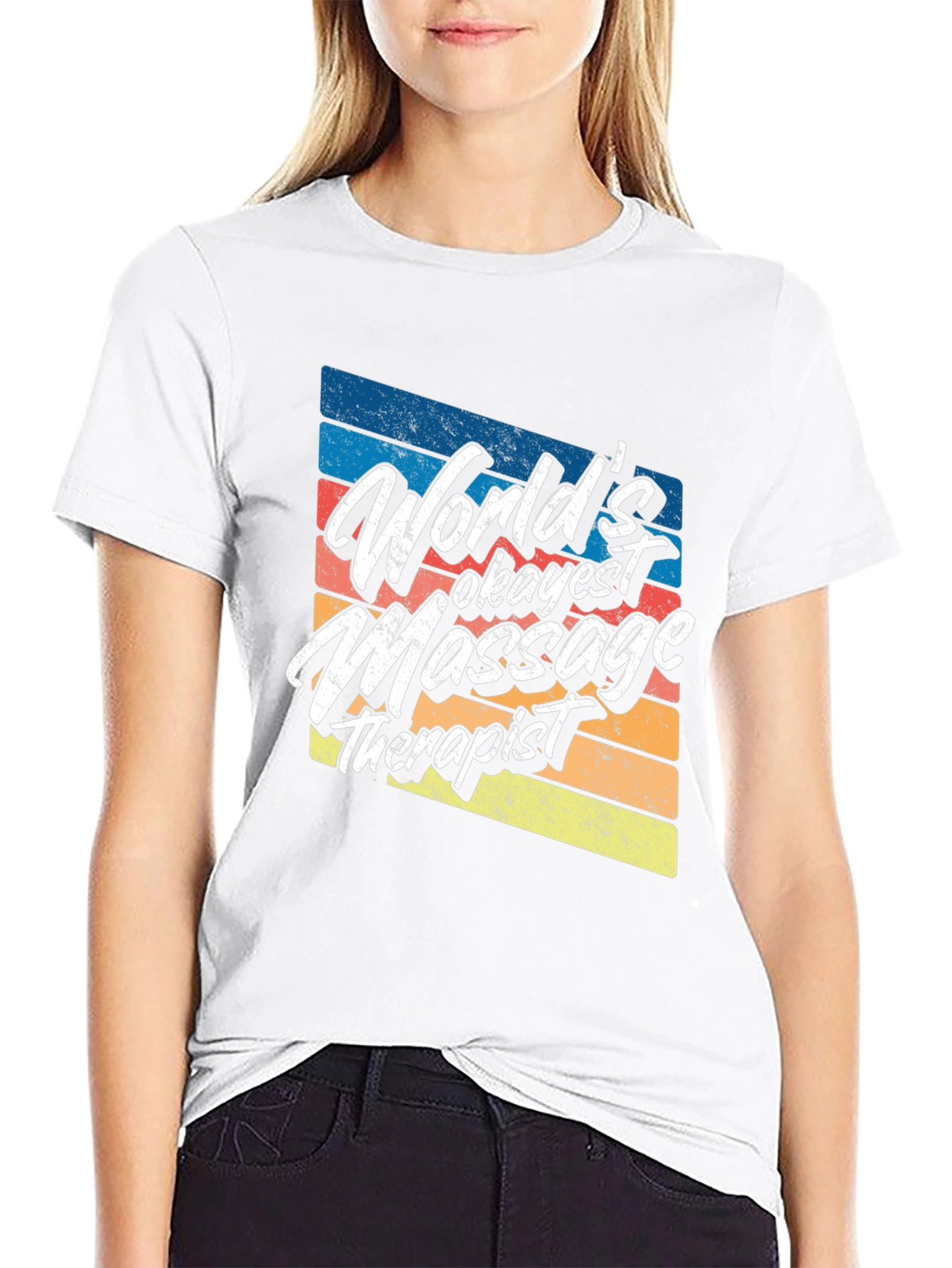 Worlds Okayest Massage Therapist Tee