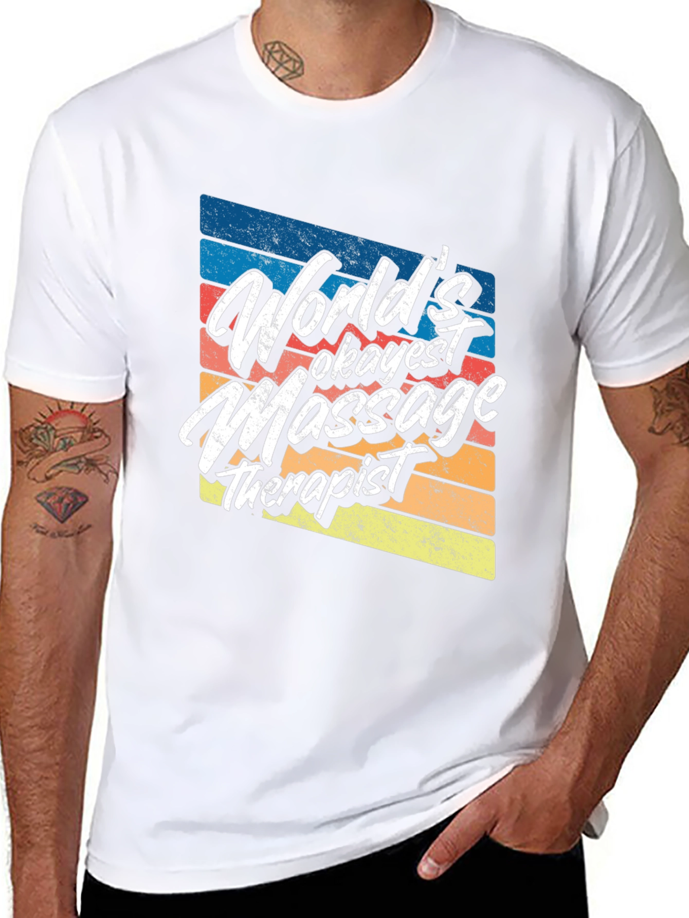 Worlds Okayest Massage Therapist Tee