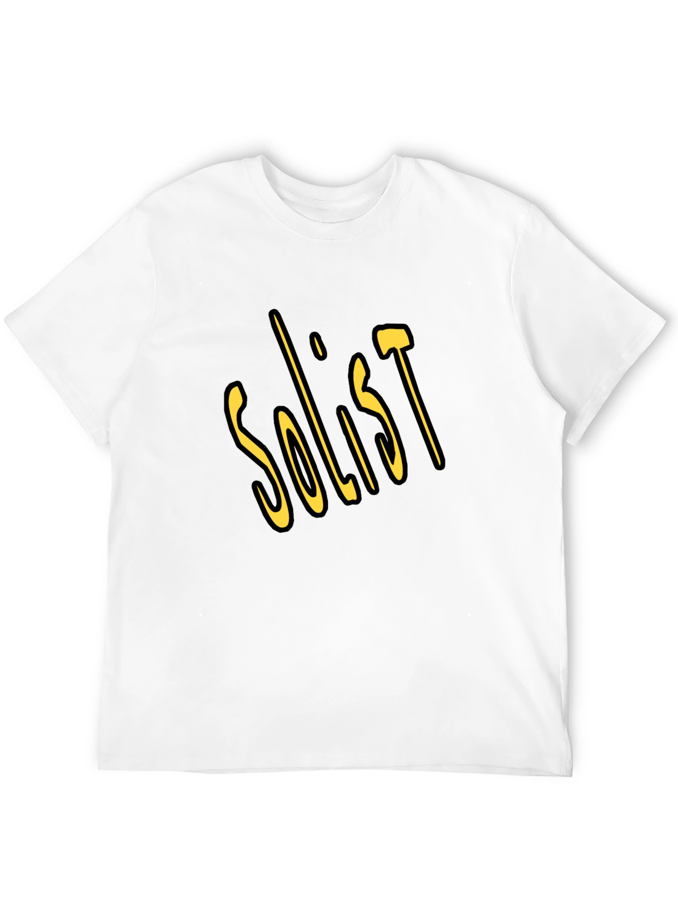 Soloist Graphic Tee - Soft Black Cotton T-Shirt