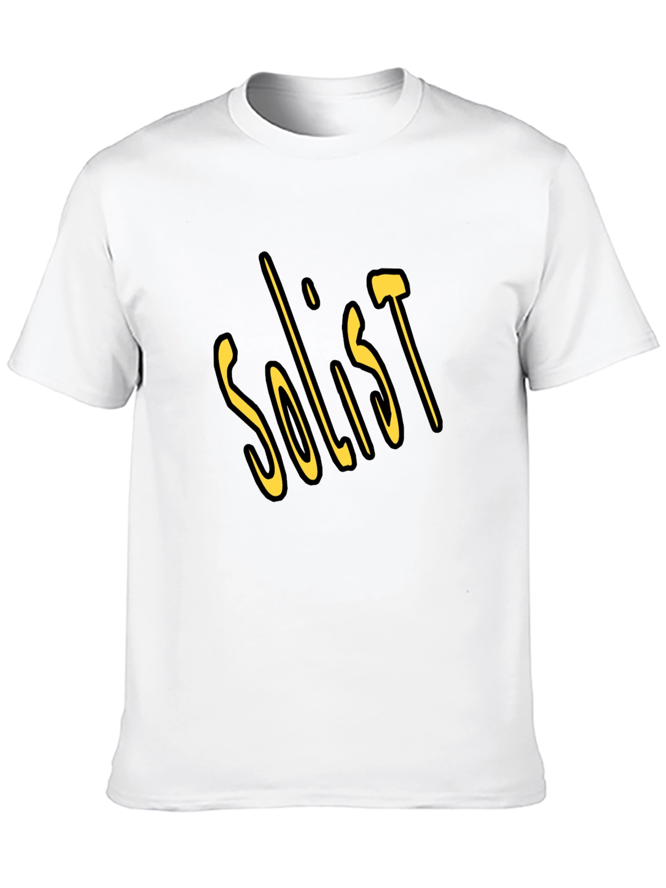 Soloist Graphic Tee - Soft Black Cotton T-Shirt